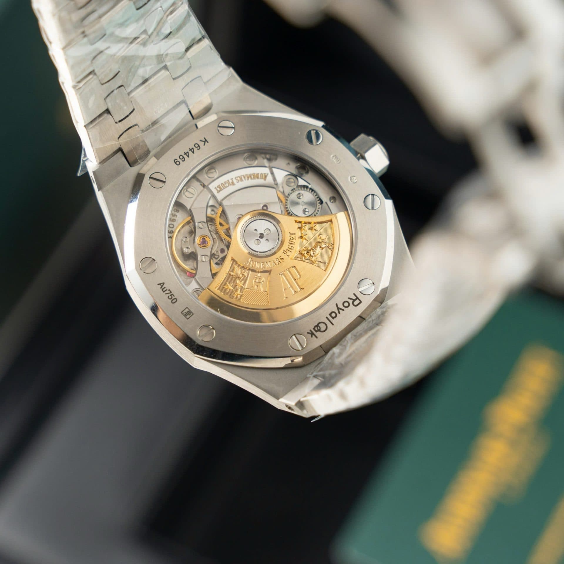 Dong-Ho-Audemars-Piguet-15454-Fosted-Gold-Replica-11-Mat-Xam-37mm-7-1