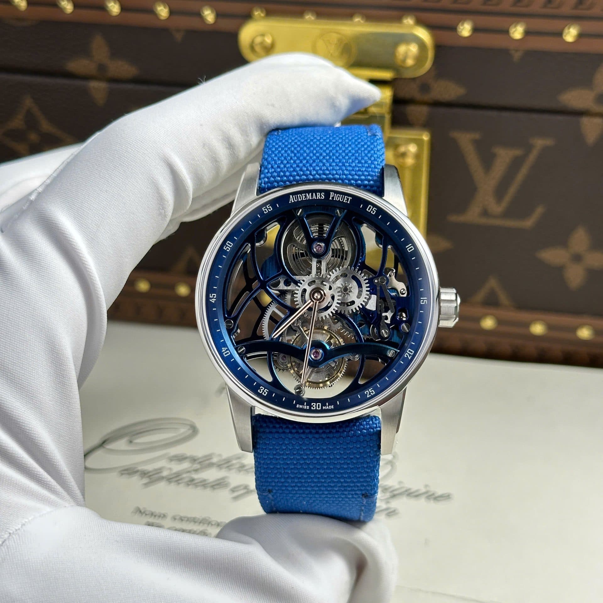 Dong-Ho-Audemars-Piguet-26600-Tourbillon-Openworked-Replica-11-Mau-Xanh-41mm-1-1