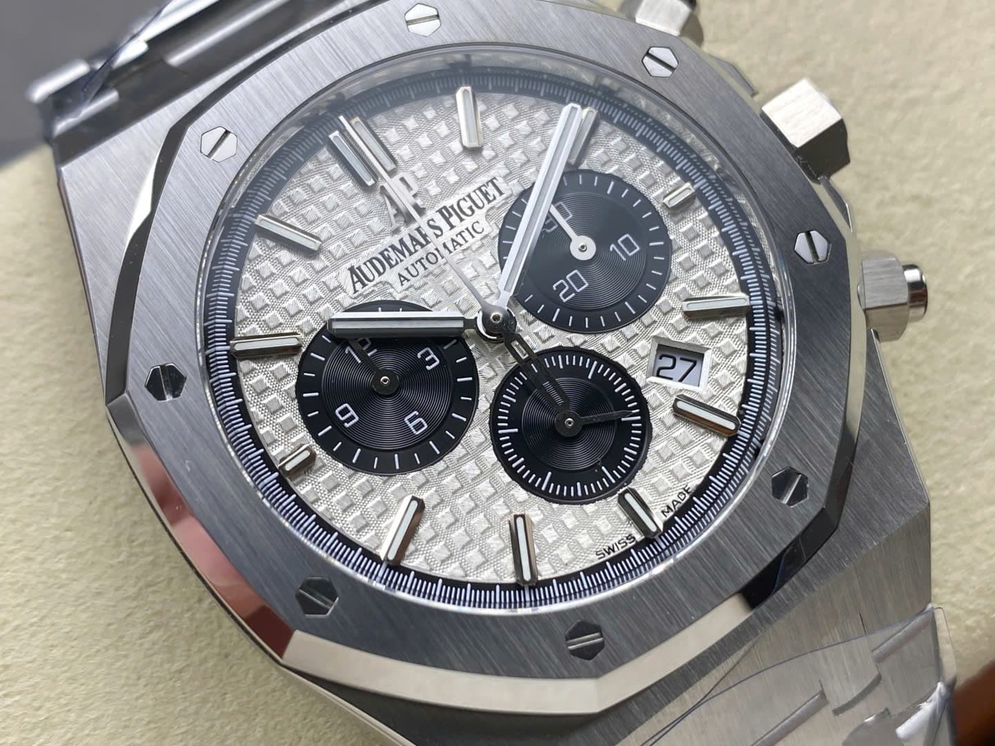 Dong-Ho-Audemars-Piguet-Royal-Oak-26331ST-Rep-11-Cao-Cap-Mat-Trang-Nha-May-APS-New-2025-41mm-3-1