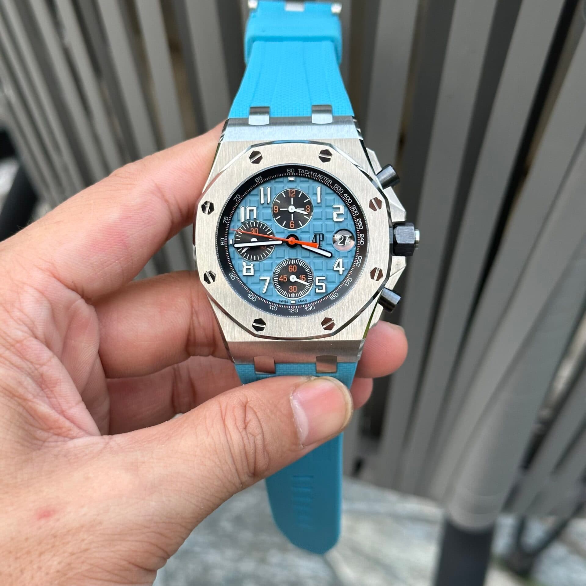 Dong-Ho-Audemars-Piguet-Royal-Oak-Offshoe-26238ST-Blue-Rep-11-42mm-1-1