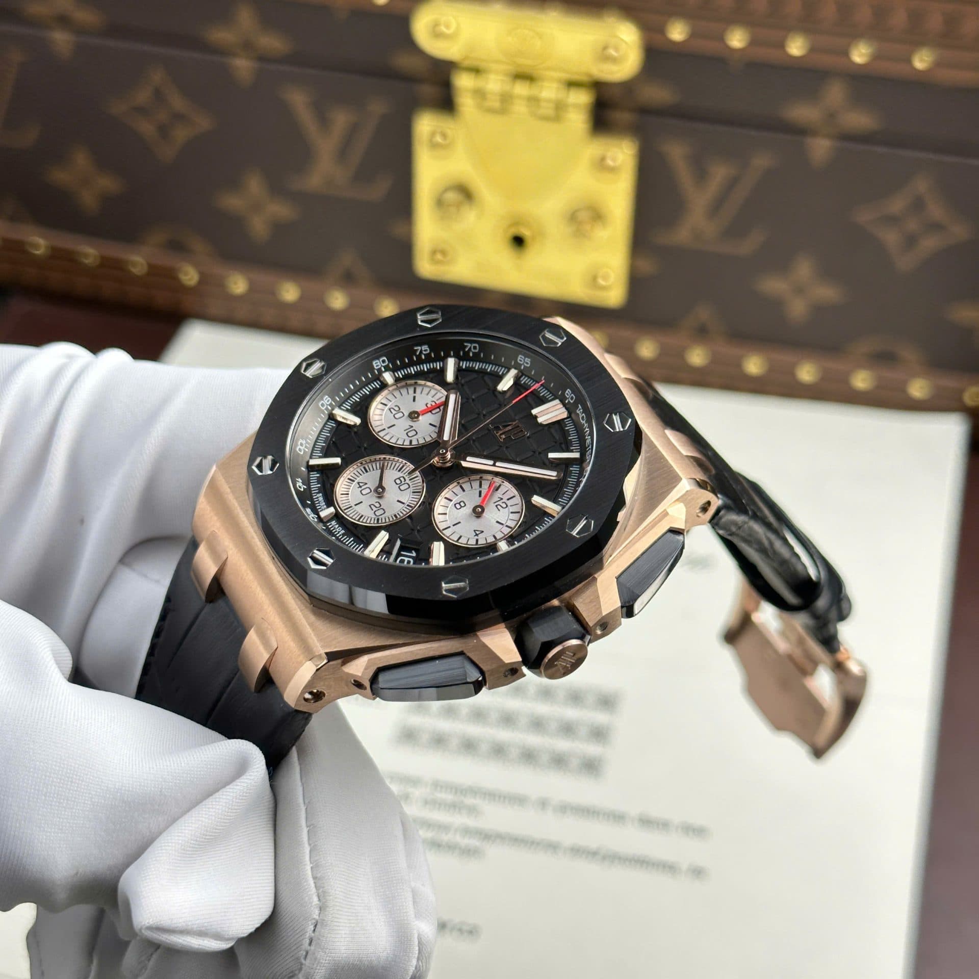 Dong-Ho-Audemars-Piguet-Royal-Oak-Offshore-Chronograph-26420-Ma-Vang-Rep-11-Mat-Den-Nha-May-APP-43mm-6-1