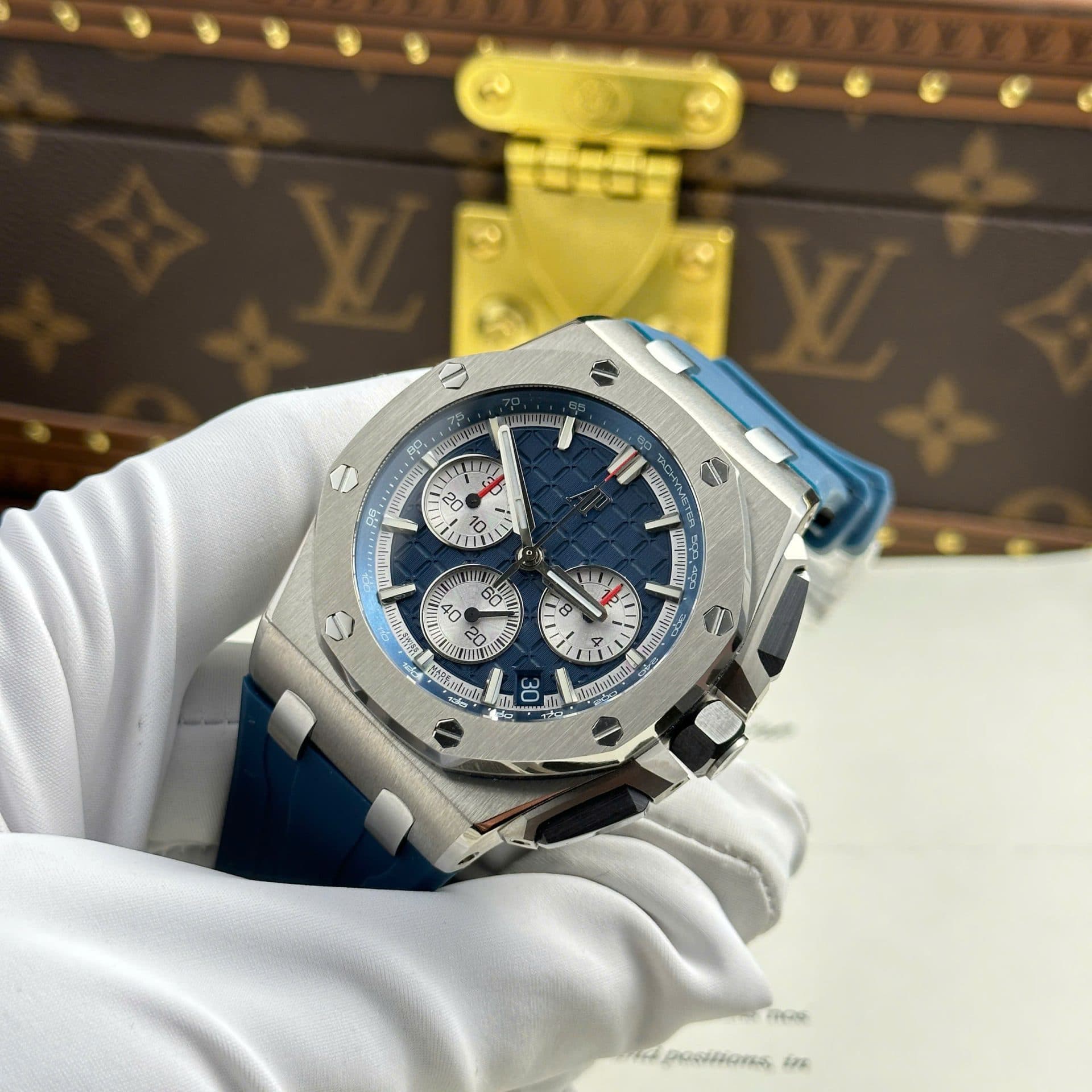 Dong-Ho-Audemars-Piguet-Royal-Oak-Offshore-Chronograph-26420-Replica-11-Mat-Xanh-Nha-May-APP-43mm-7-1