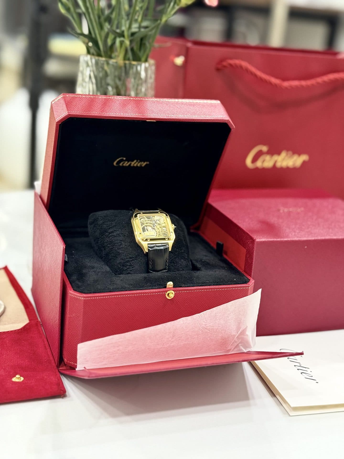 Dong-Ho-Cartier-Nam-Replica-11-Santos-WHSA0031-May-Pin-Thuy-Sy-31x43mm-4-1