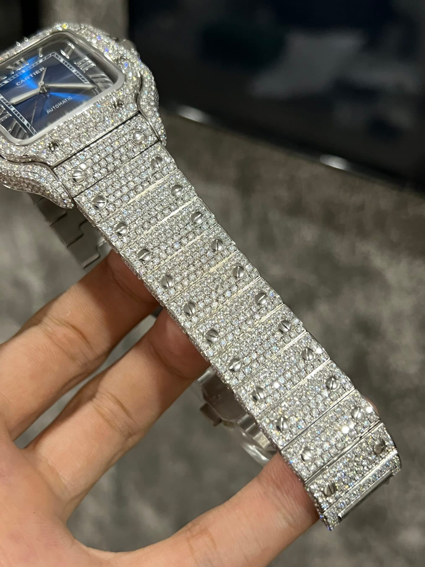 Dong-Ho-Cartier-Santos-Dinh-Full-Kim-Cuong-Moissanite-Mat-Xanh-39-1-1