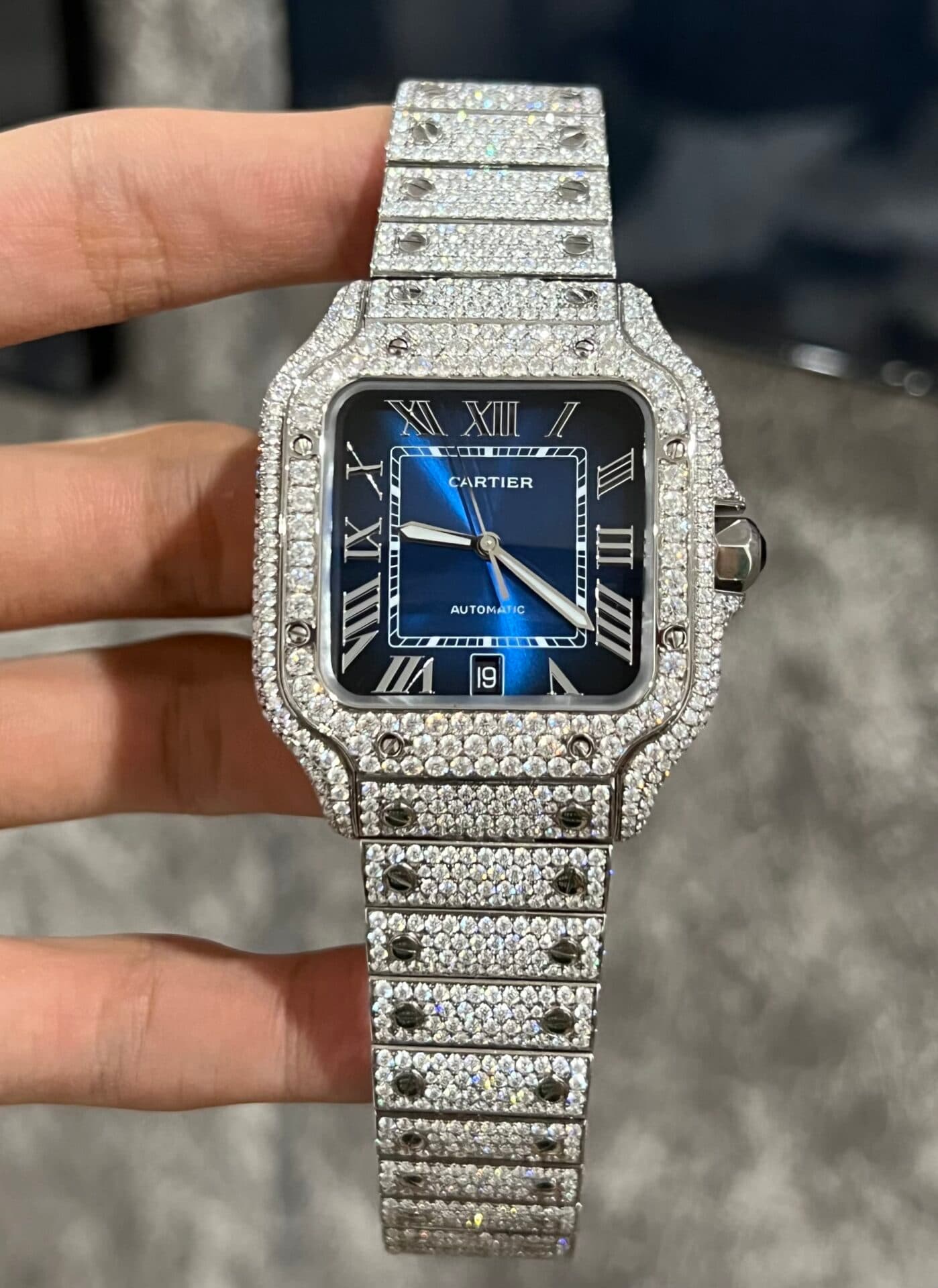 Dong-Ho-Cartier-Santos-Dinh-Full-Kim-Cuong-Moissanite-Mat-Xanh-39-5-1