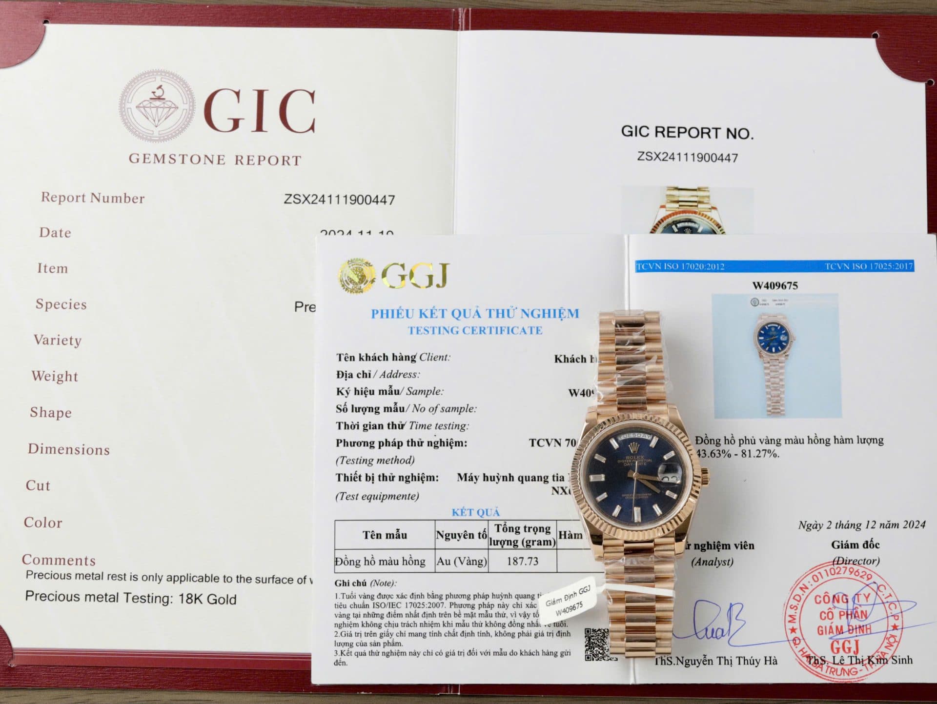 Dong-Ho-Nam-Rolex-Day-Date-Mat-Xanh-Che-Tac-Trong-Luong-186Gram-Boc-Vang-That-40mm-6-1