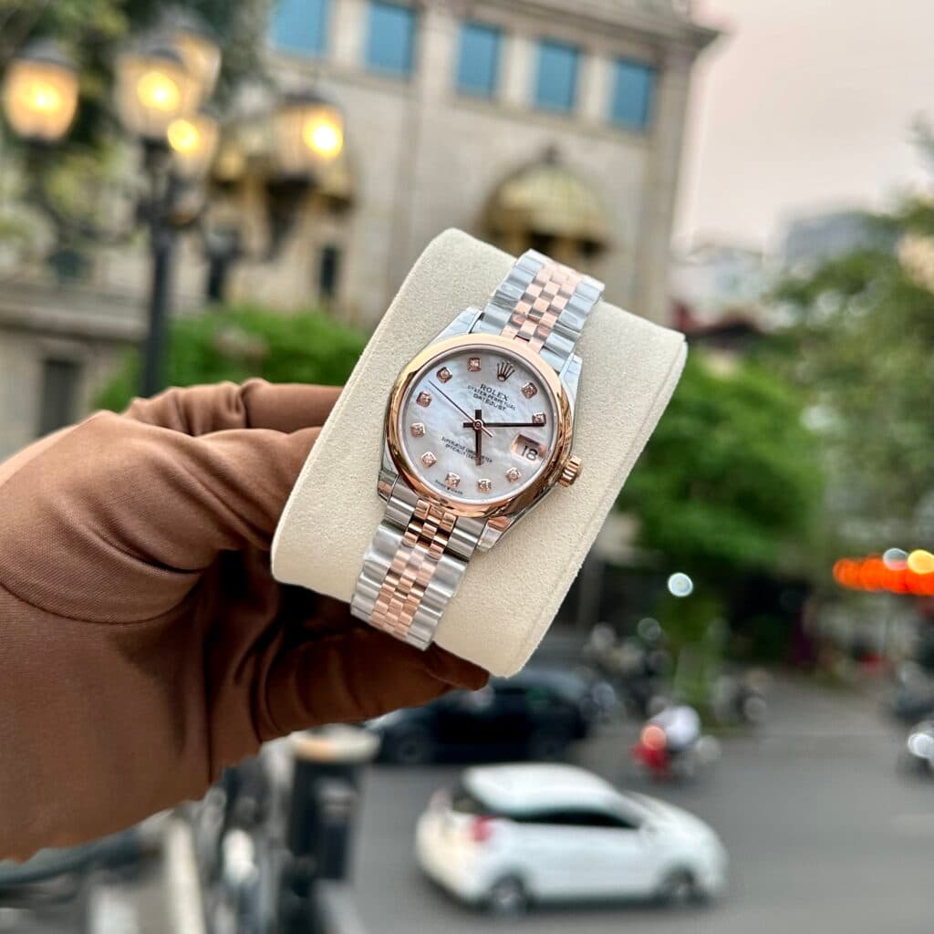 Dong-Ho-Nu-Rolex-DateJust-Mat-Kham-Trai-Mau-Demi-Fake-Cao-Cap-Nhat-31mm-5-1
