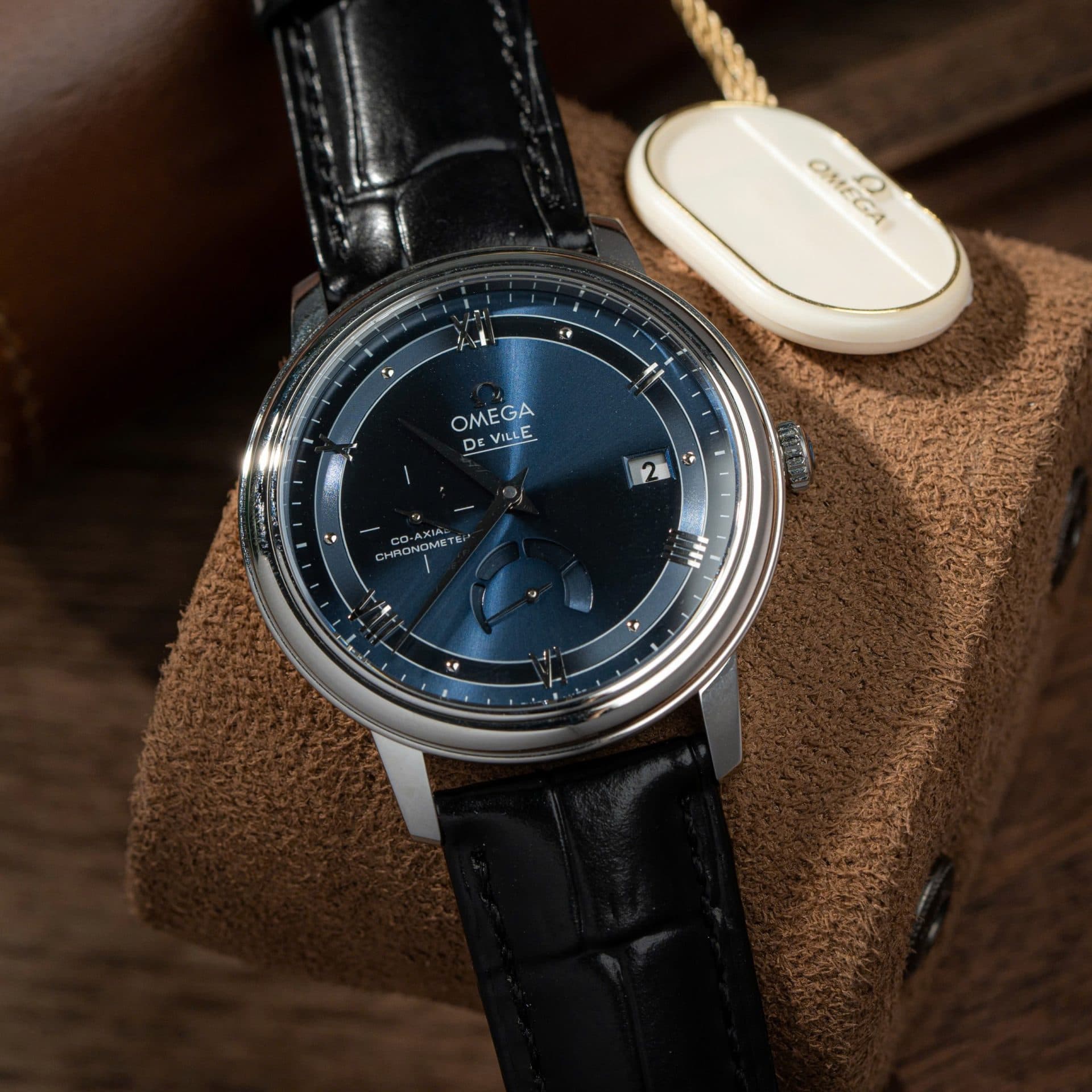 Dong-Ho-Omega-De-Ville-Prestige-Power-Reserve-Rep-11-Mat-Xanh-Blue-Day-Da-39-2-1