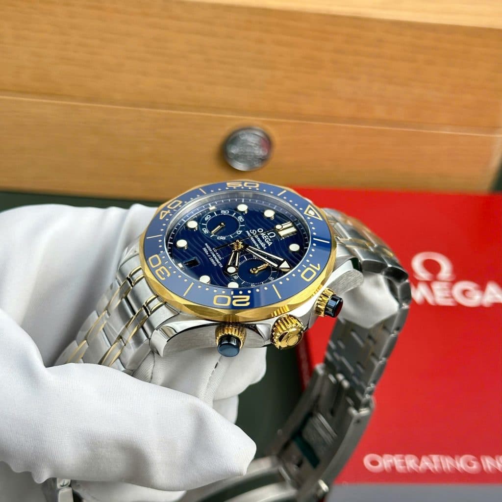 Dong-Ho-Omega-Rep-Cao-Cap-Seamaster-Diver-300M-Chronograph-Mat-Xanh-Blue-N1-44mm-6-1