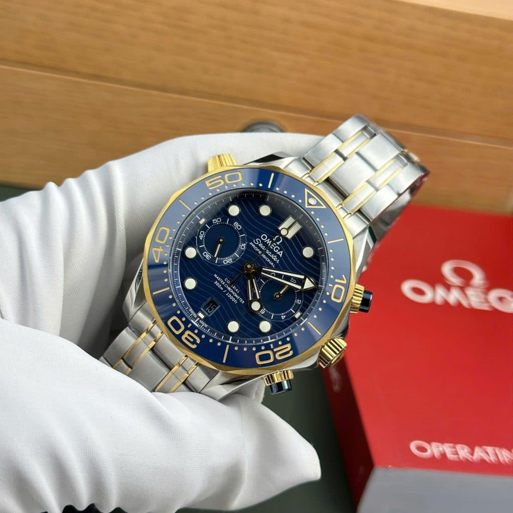 Dong-Ho-Omega-Rep-Cao-Cap-Seamaster-Diver-300M-Chronograph-Mat-Xanh-Blue-N1-44mm-7-1