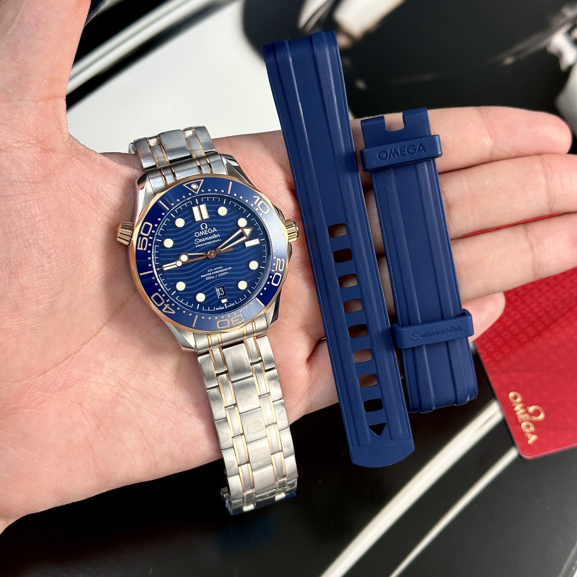 Dong-Ho-Omega-Seamaster-Demi-Vang-Hong-Mat-Xanh-Duong-VSF-42mm-5-1