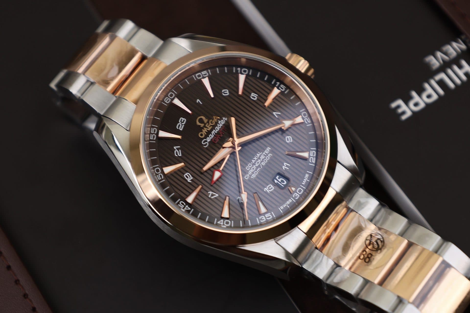 Dong-Ho-Omega-Seamaster-GMT-Replica-11-Mat-Chocolate-VSF-2-1