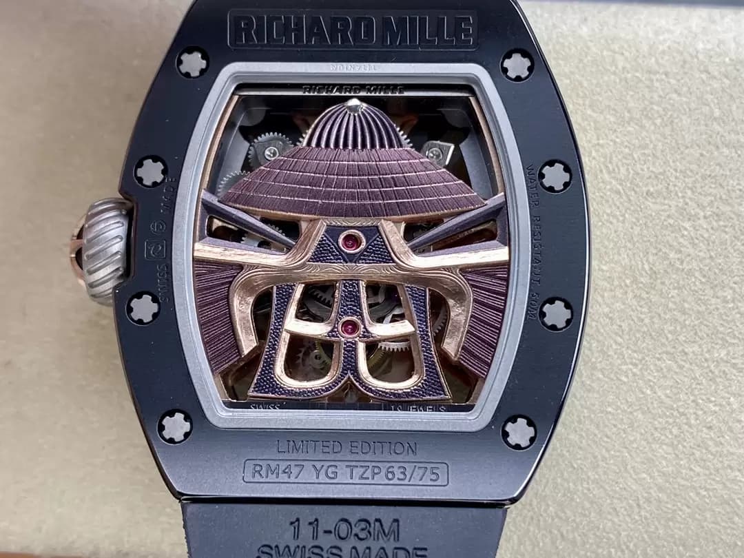 Dong-Ho-Richard-Mille-RM47-Samurai-Tourbillon-Ceramic-Replica-9-1
