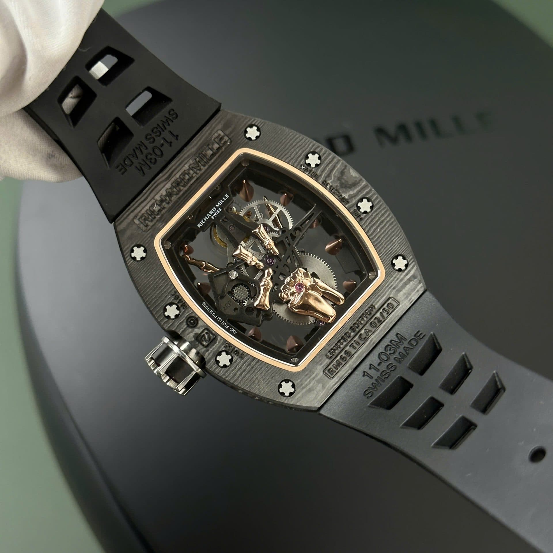 Dong-Ho-Richard-Mille-RM66-Flying-Tourbillon-Replica-1-1-Vo-Full-Carbon-42.7×49-5-1