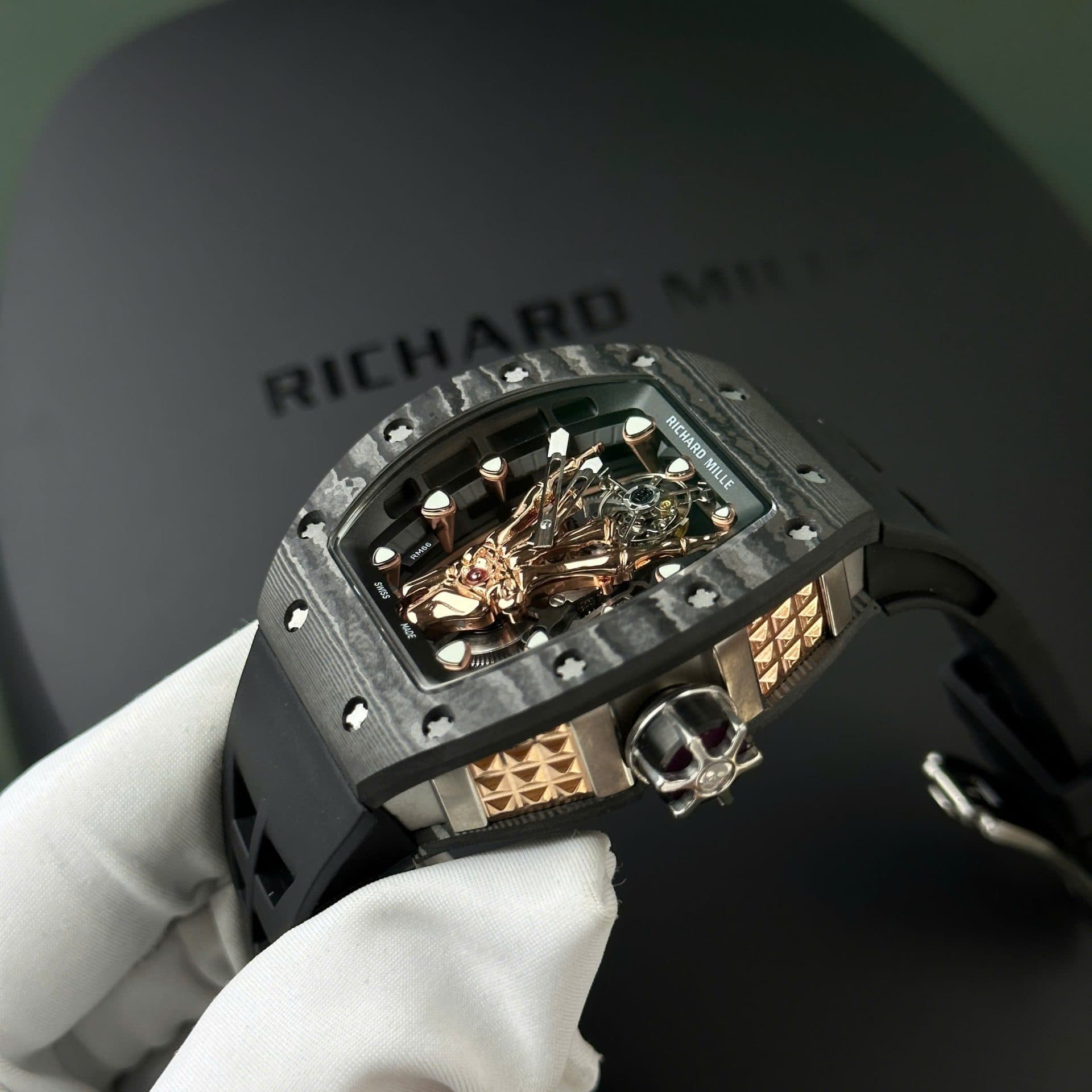 Dong-Ho-Richard-Mille-RM66-Flying-Tourbillon-Replica-1-1-Vo-Full-Carbon-42.7×49-6-1