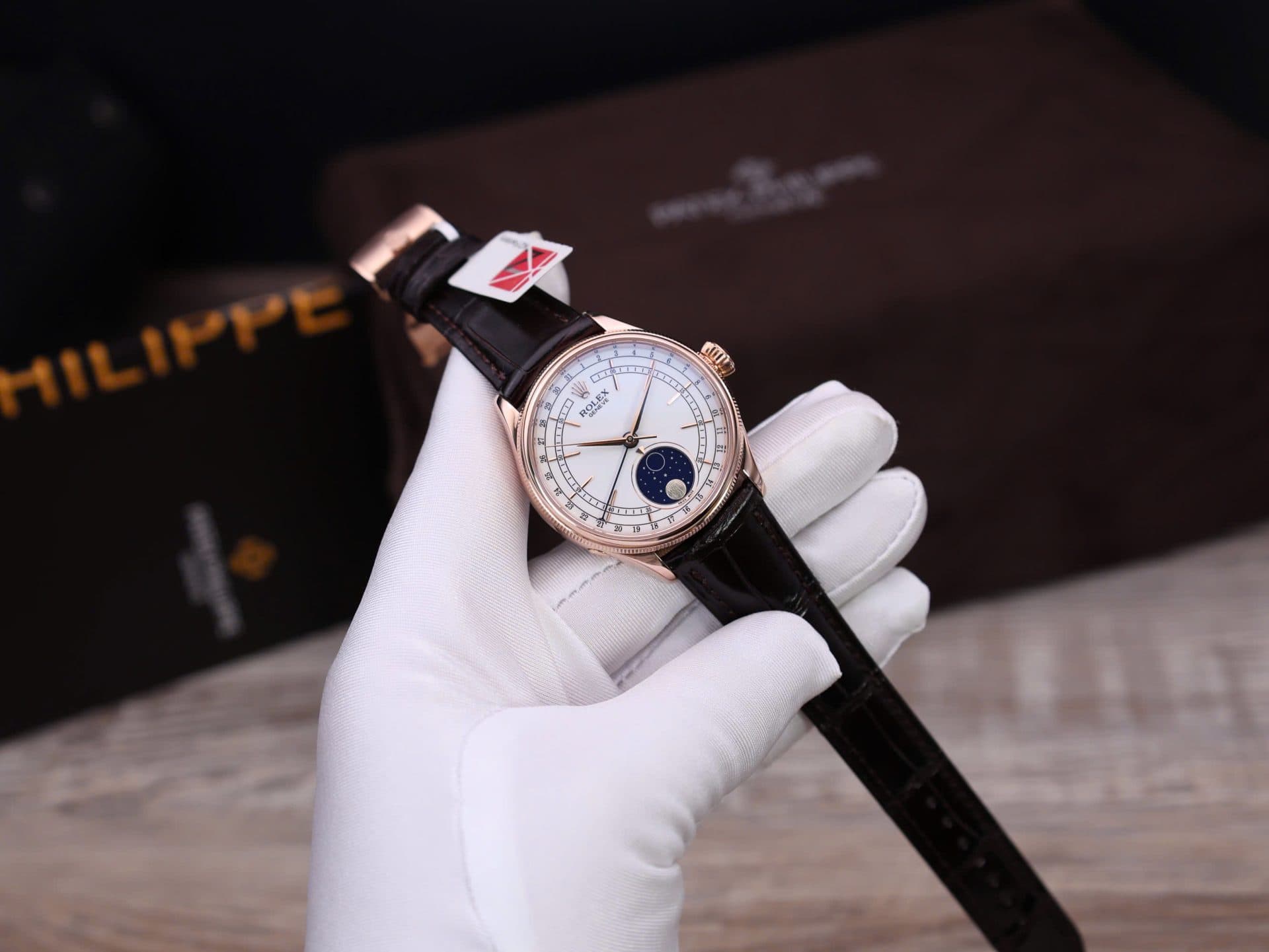 Dong-Ho-Rolex-Cellini-Moonphase-Replica-11-Boc-Vang-That-Nha-May-KZ-39mm-5-1