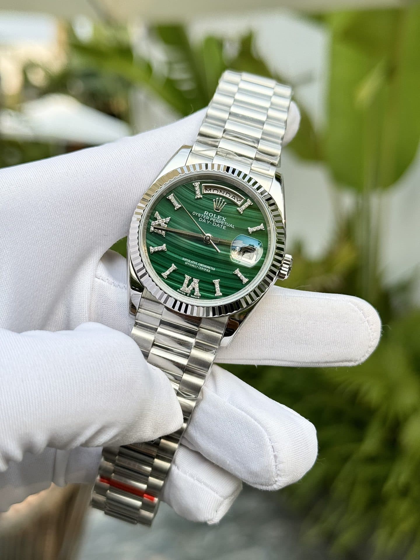 Dong-Ho-Rolex-Che-Tac-Day-Date-Mat-So-Da-Khong-Tuoc-Xanh-40mm-5-1