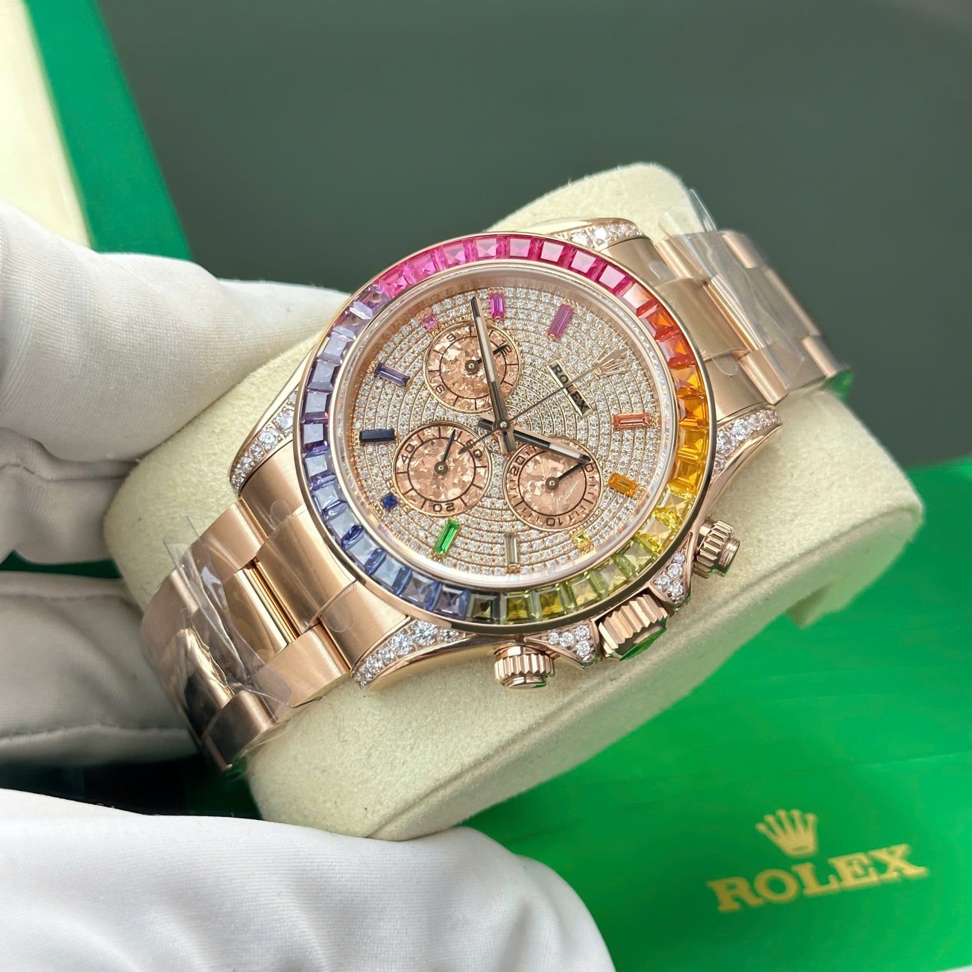 Dong-Ho-Rolex-Cosmograph-Daytona-116595-Rainbow-Replica-Dinh-Da-BTF-40mm-11-1