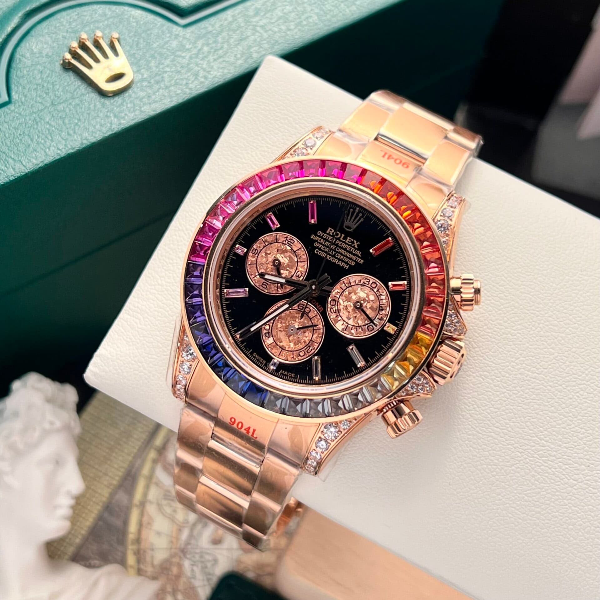 Dong-Ho-Rolex-Cosmograph-Daytona-116595RBOW-Replica-11-Noob-40mm-1-scaled-1