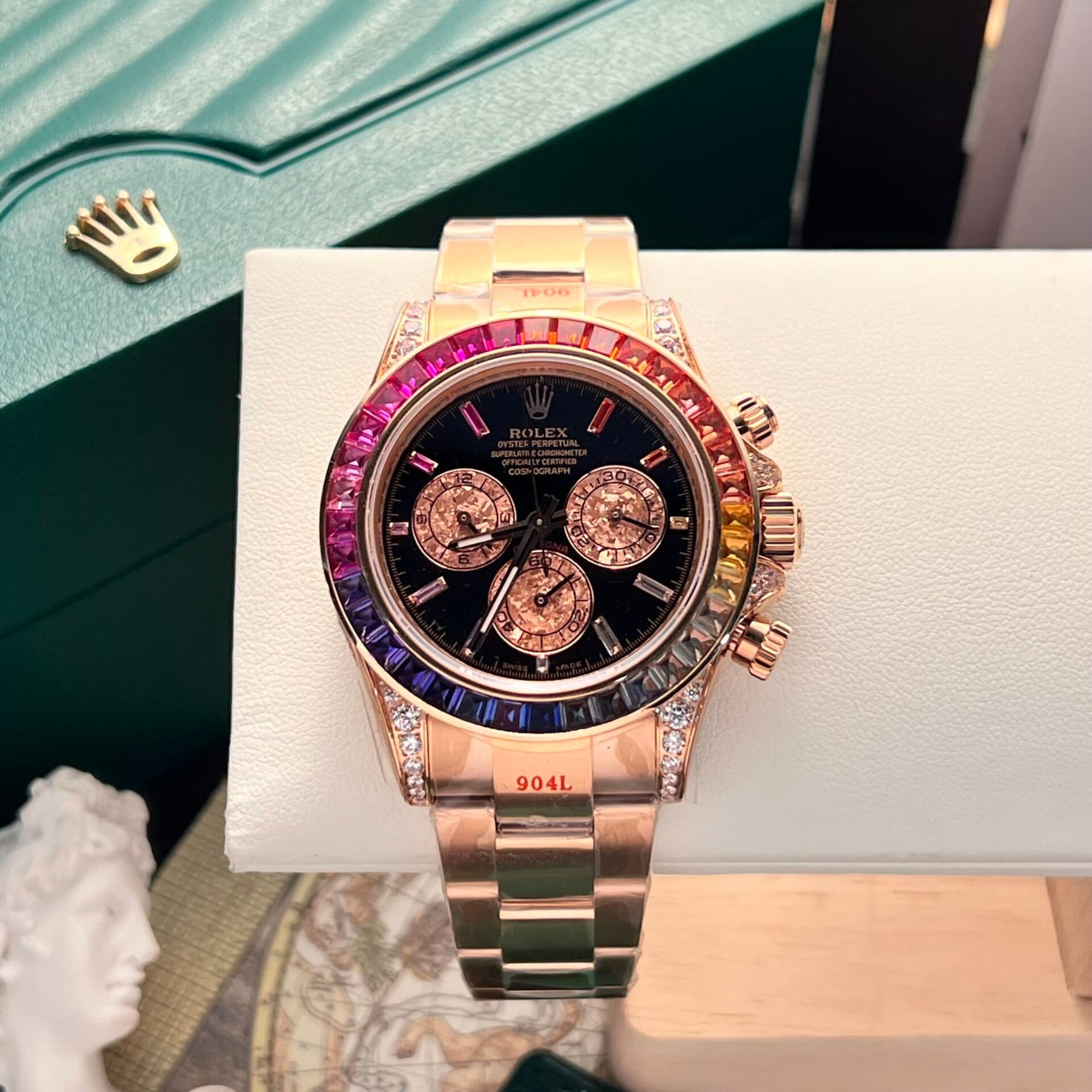 Dong-Ho-Rolex-Cosmograph-Daytona-116595RBOW-Replica-11-Noob-40mm-6-scaled-1