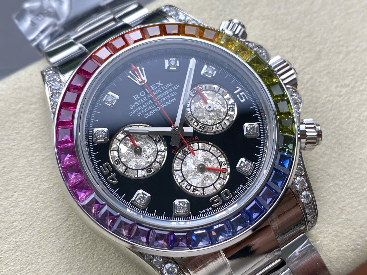 Dong-Ho-Rolex-Cosmograph-Rainbow-Che-Tac-Trong-Luong-220-Grams-40mm-10-1