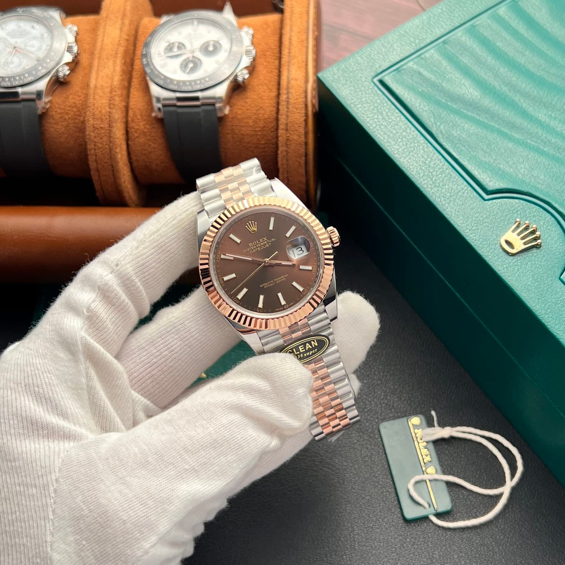 Dong-Ho-Rolex-DateJust-126331-Replica-11-Mat-Chocolate-Nha-May-Clean-41mm-6-1