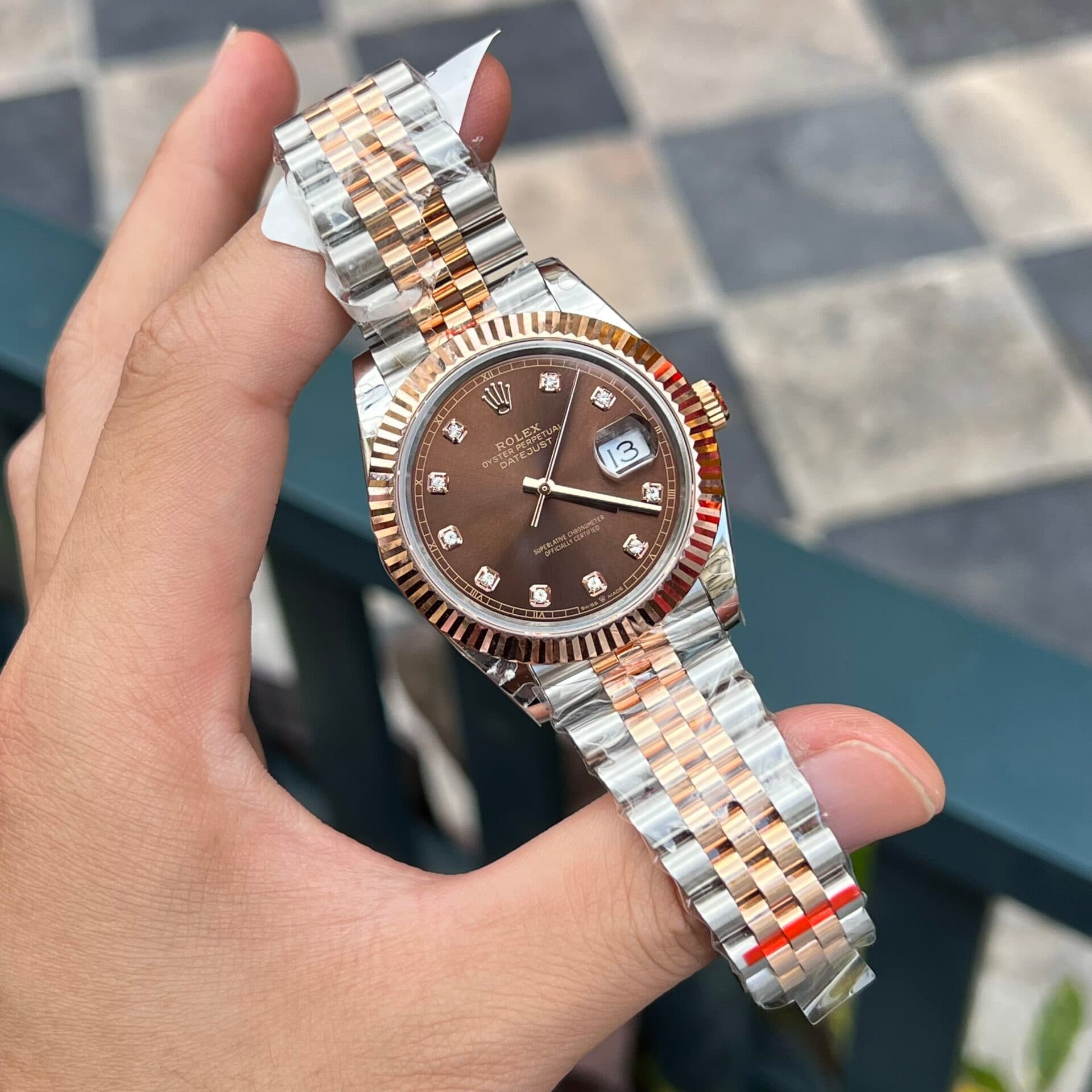 Dong-Ho-Rolex-DateJust-Boc-Vang-Hong-18K-Mat-Chocolate-GMF-41mm-1-1