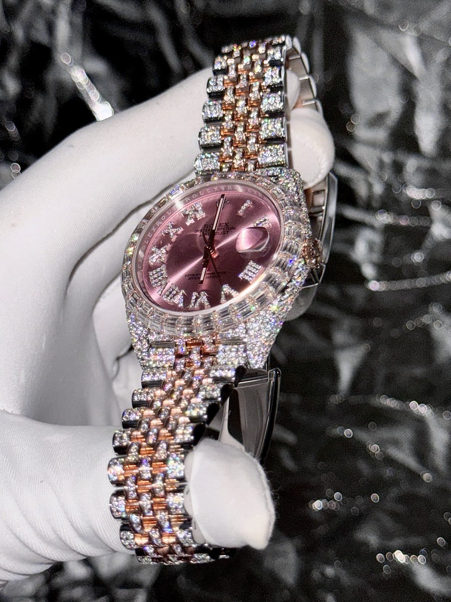 Dong-Ho-Rolex-DateJust-Che-Tac-Kim-Cuong-Moissanite-Mat-So-Hong-41mm-1-1