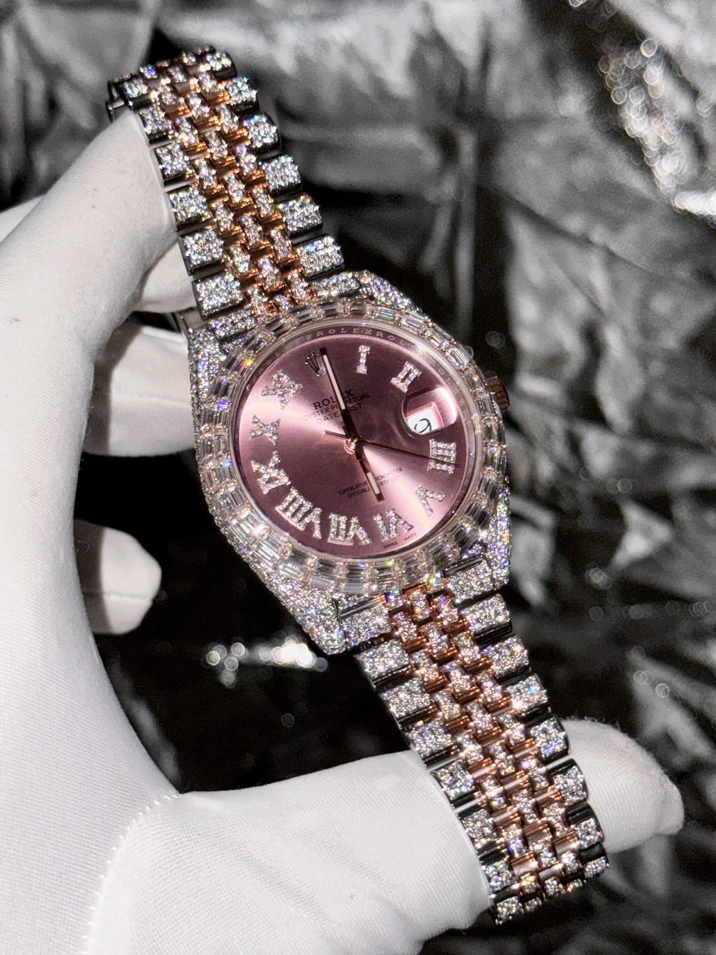 Dong-Ho-Rolex-DateJust-Che-Tac-Kim-Cuong-Moissanite-Mat-So-Hong-41mm-4-1