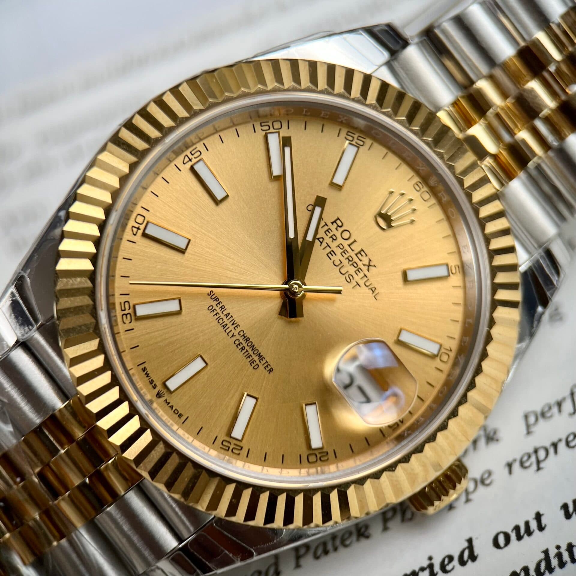 Dong-Ho-Rolex-DateJust-Fake-Cao-Cap-Mat-Vang-Champagne-EWF-36-41mm-4-scaled-1