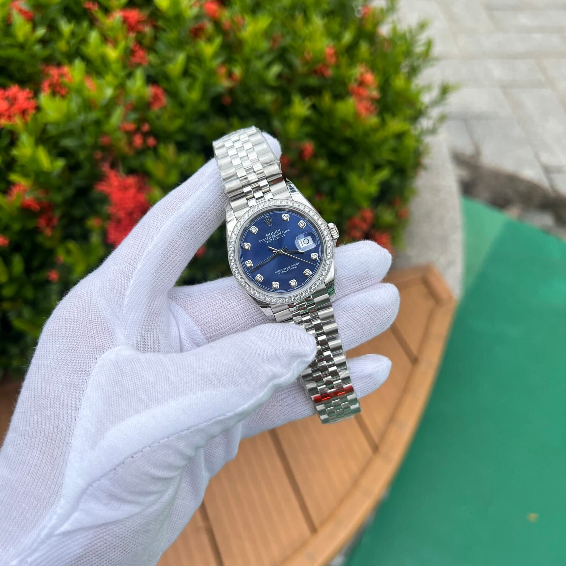Dong-Ho-Rolex-DateJust-Mat-Xanh-Duong-Dinh-Da-EW-Factory-36mm-1-1