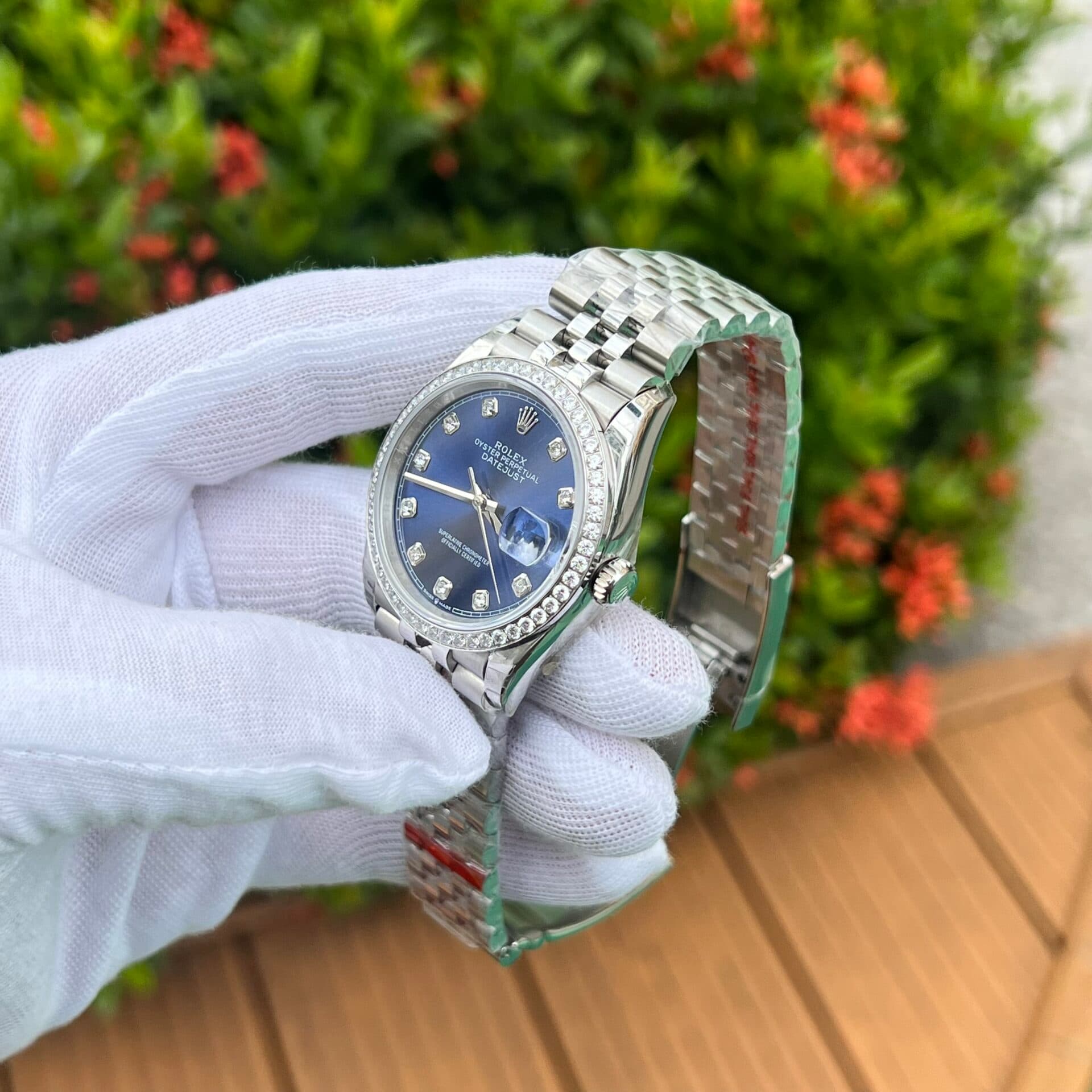Dong-Ho-Rolex-DateJust-Mat-Xanh-Duong-Dinh-Da-EW-Factory-36mm-4-1