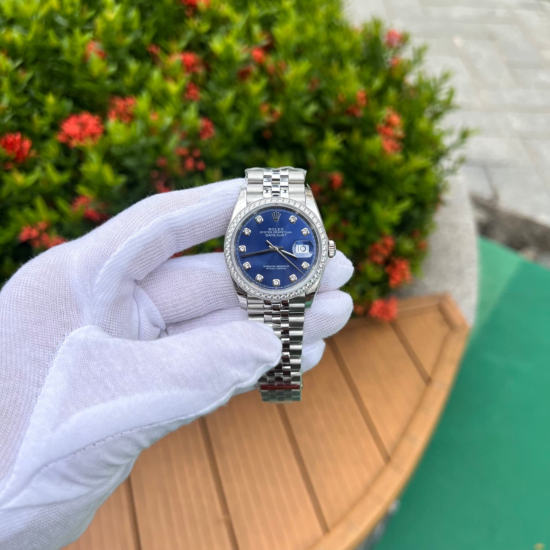 Dong-Ho-Rolex-DateJust-Mat-Xanh-Duong-Dinh-Da-EW-Factory-36mm-5-1