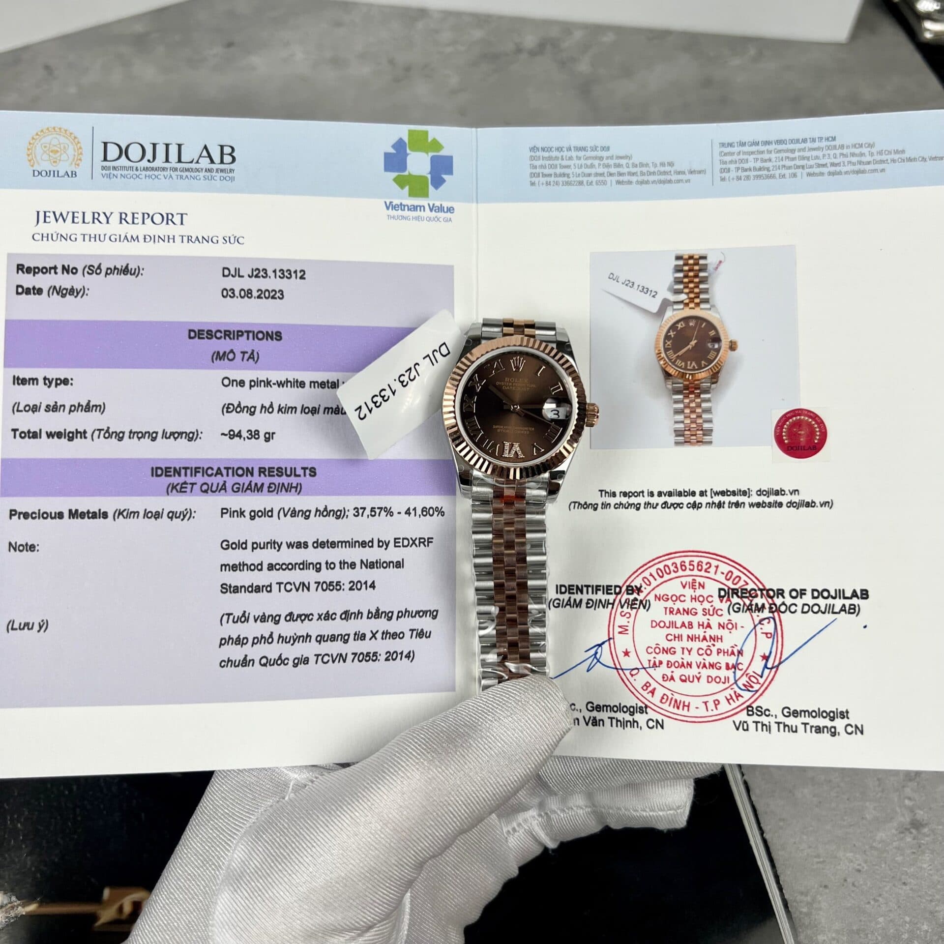 Dong-Ho-Rolex-DateJust-Nu-Boc-Vang-Mat-Chocolate-Coc-La-Ma-GM-31mm-3-1
