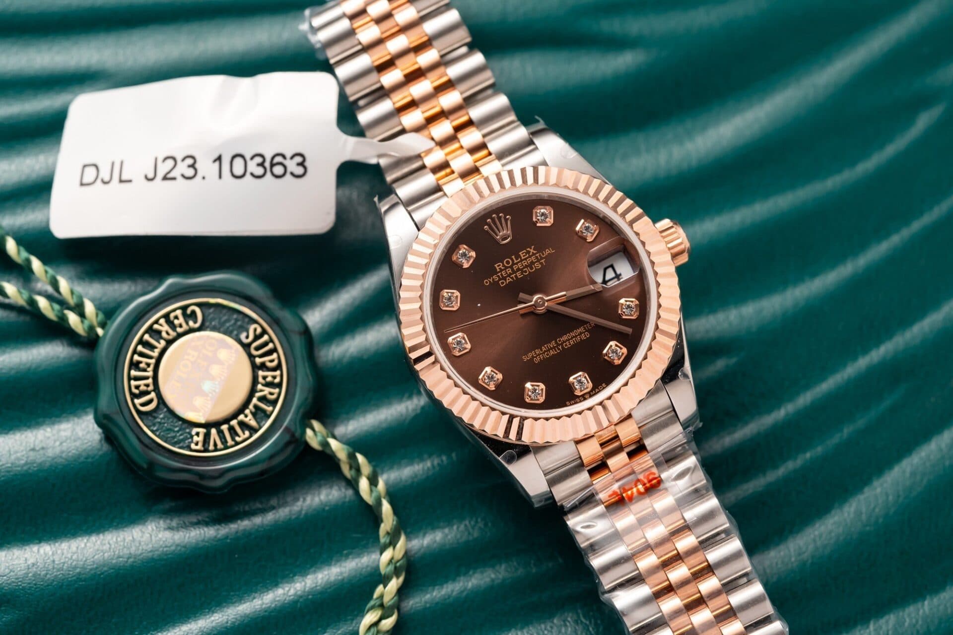Dong-Ho-Rolex-DateJust-Nu-Boc-Vang-Mat-Chocolate-Rep-11-31mm-3-1