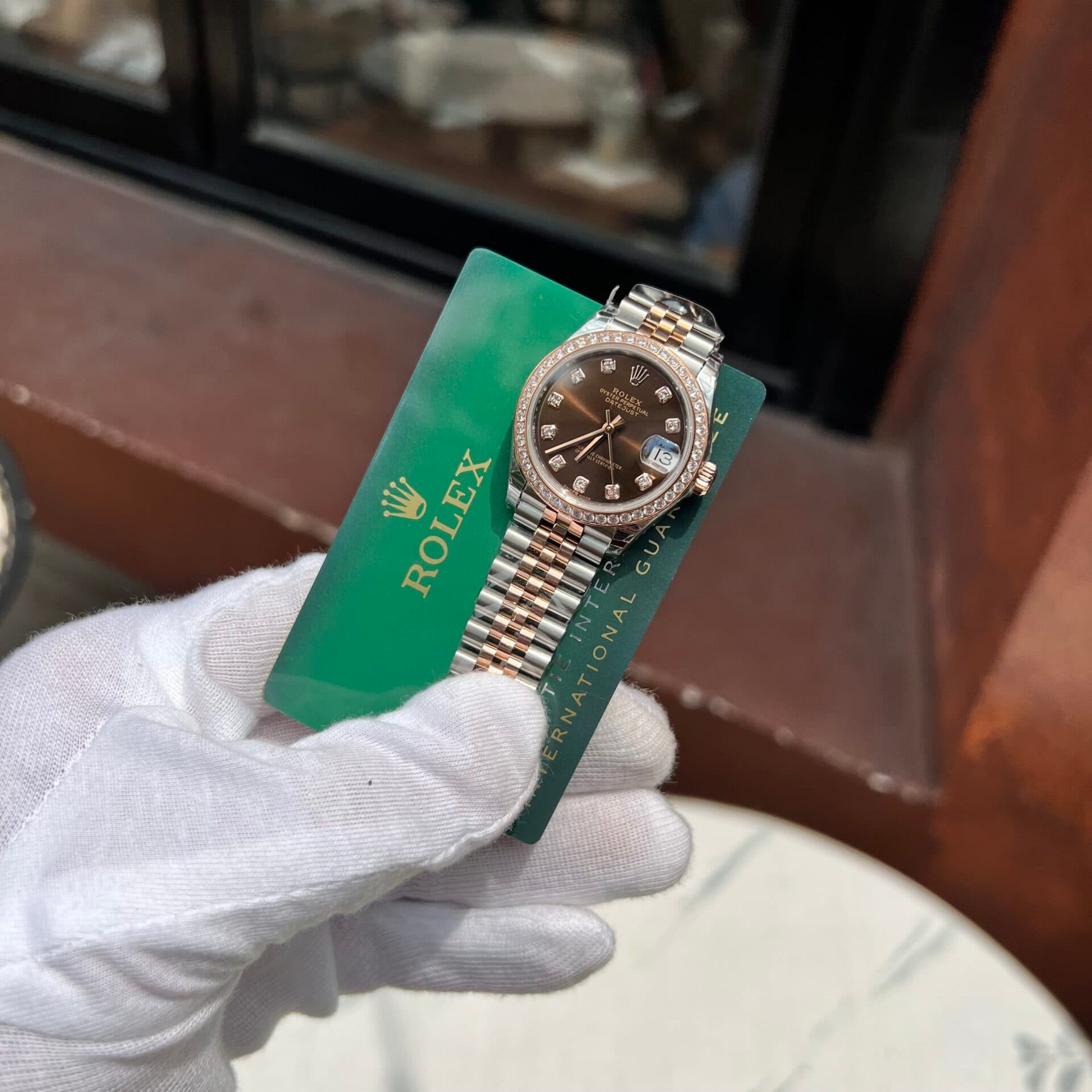 Dong-Ho-Rolex-DateJust-Nu-Dinh-Da-Mat-Chocolate-Fake-11-EW-31mm-4-1