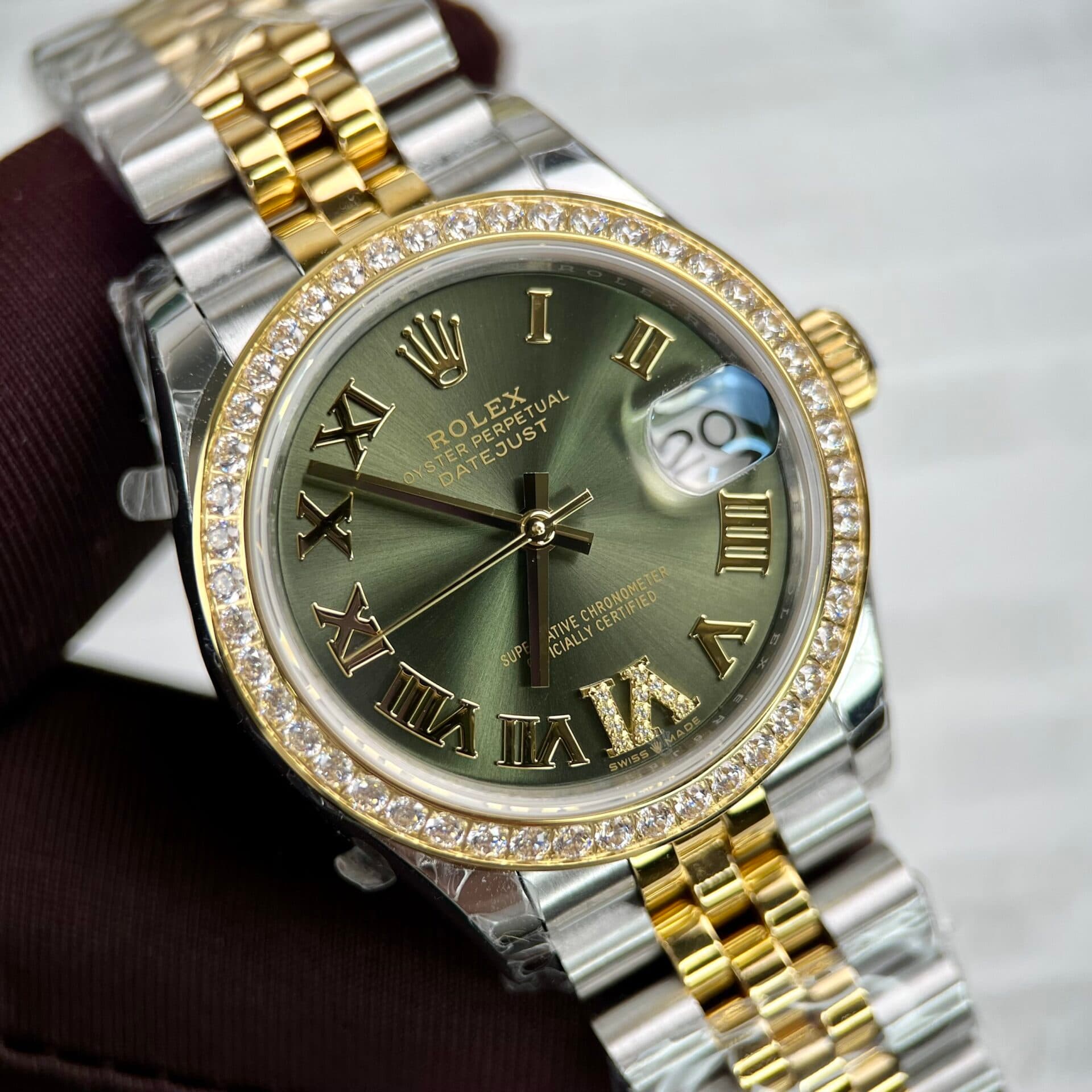 Dong-Ho-Rolex-DateJust-Nu-Dinh-Da-Mat-Xanh-Ngoc-Rep-11-31mm-5-1