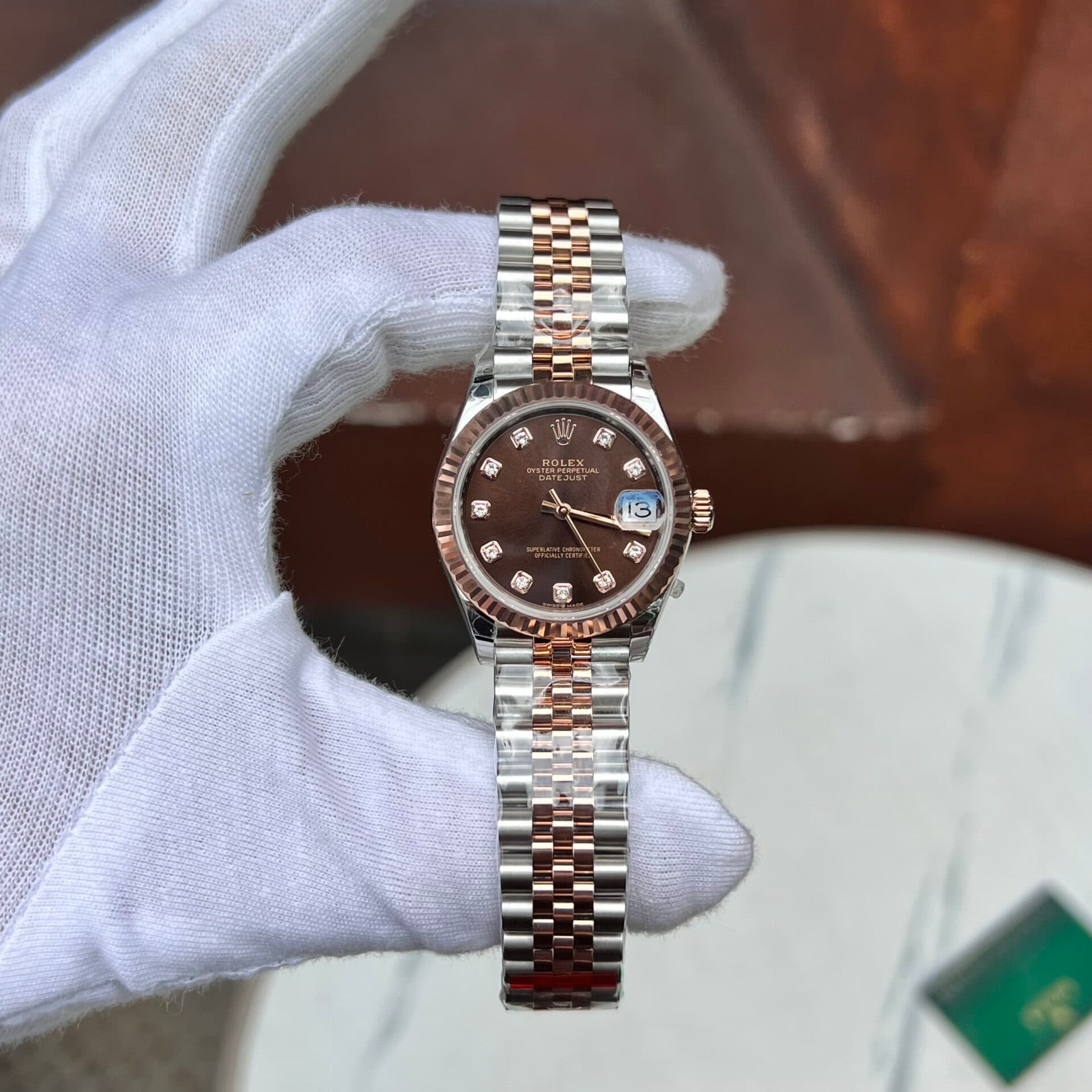 Dong-Ho-Rolex-DateJust-Nu-Mat-Chocolate-Fake-11-Nha-May-EW-31mm-1-1