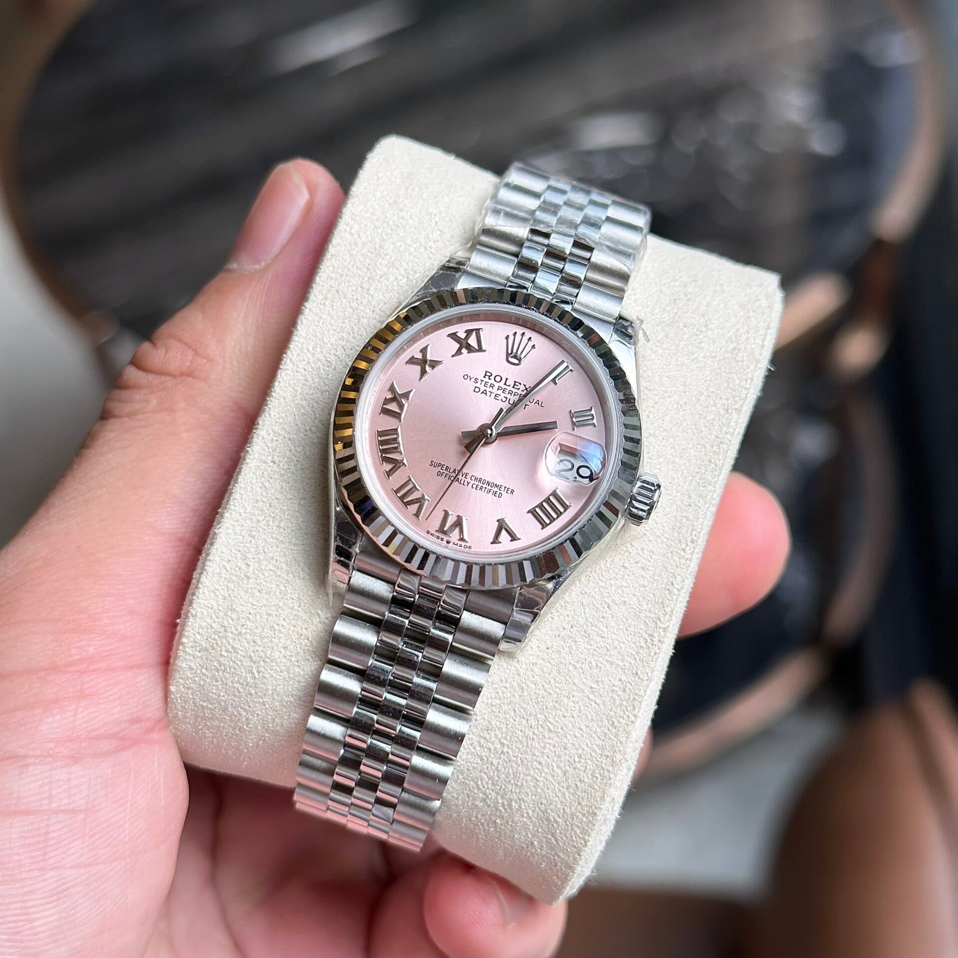 Dong-Ho-Rolex-DateJust-Nu-Mat-Hong-Coc-So-La-Ma-EW-31mm-4-1