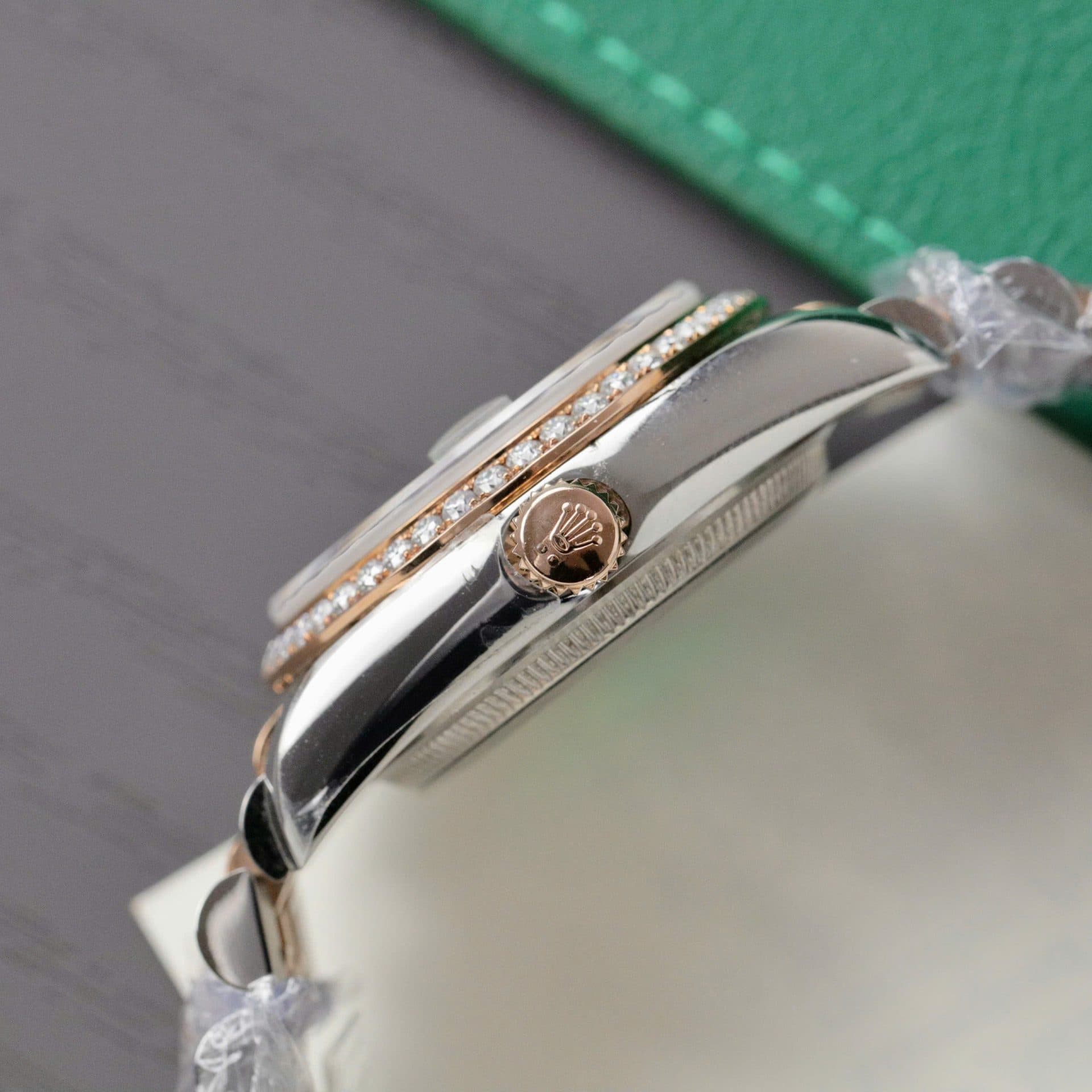 Dong-Ho-Rolex-DateJust-Replica-11-Mat-Kham-Xa-Cu-Dinh-Kim-Cuong-Moissanite-Hong-Kong-31mm-8-1