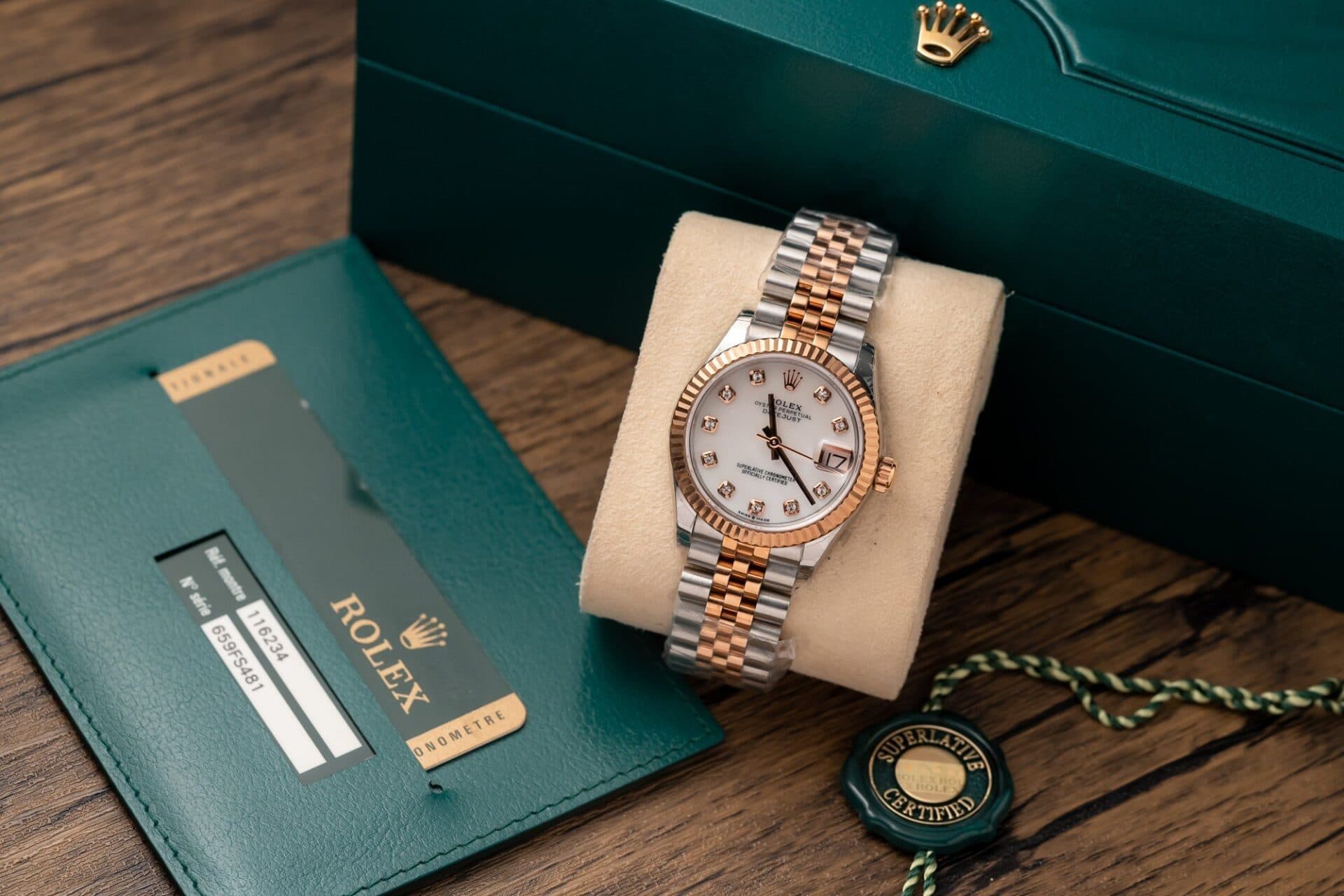 Dong-Ho-Rolex-DateJust-Replica-11-Nu-Demi-Mat-So-Trang-31mm-1-1