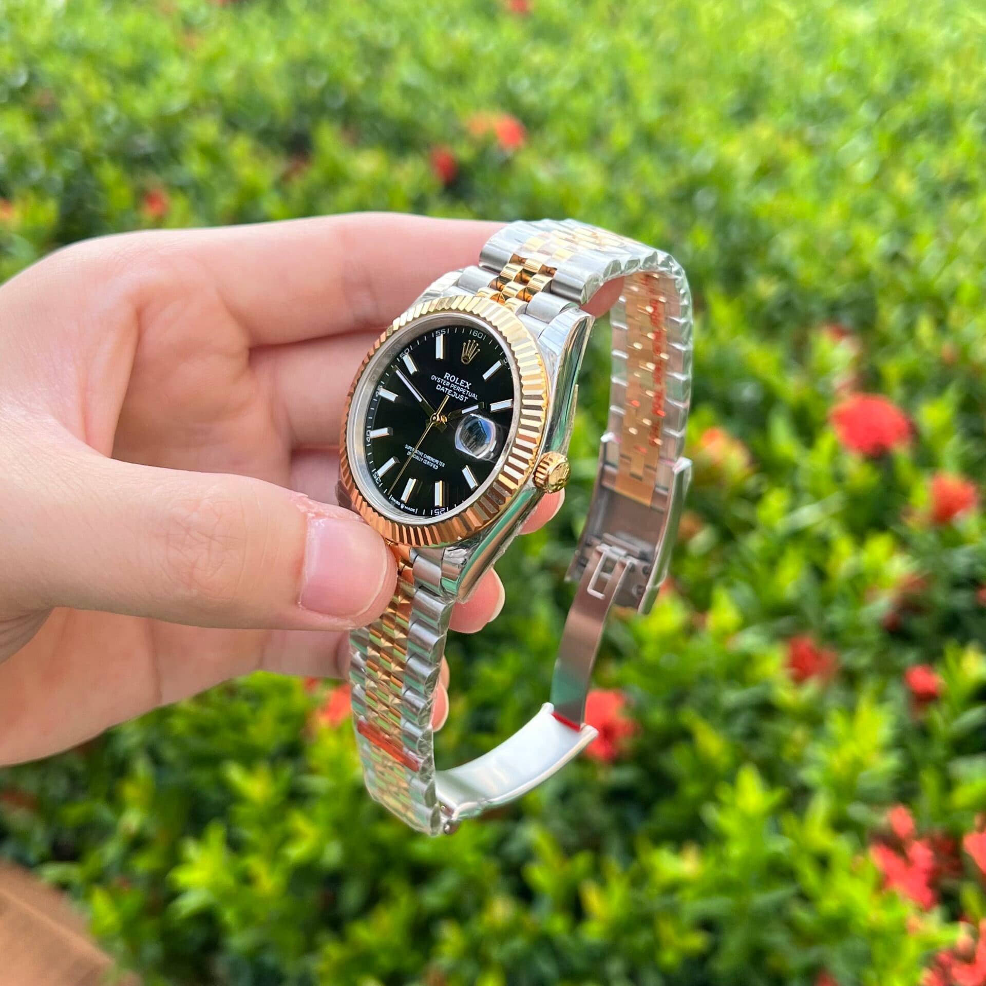 Dong-Ho-Rolex-DateJust-Super-Fake-Mat-Den-EW-Factory-41mm-4-1