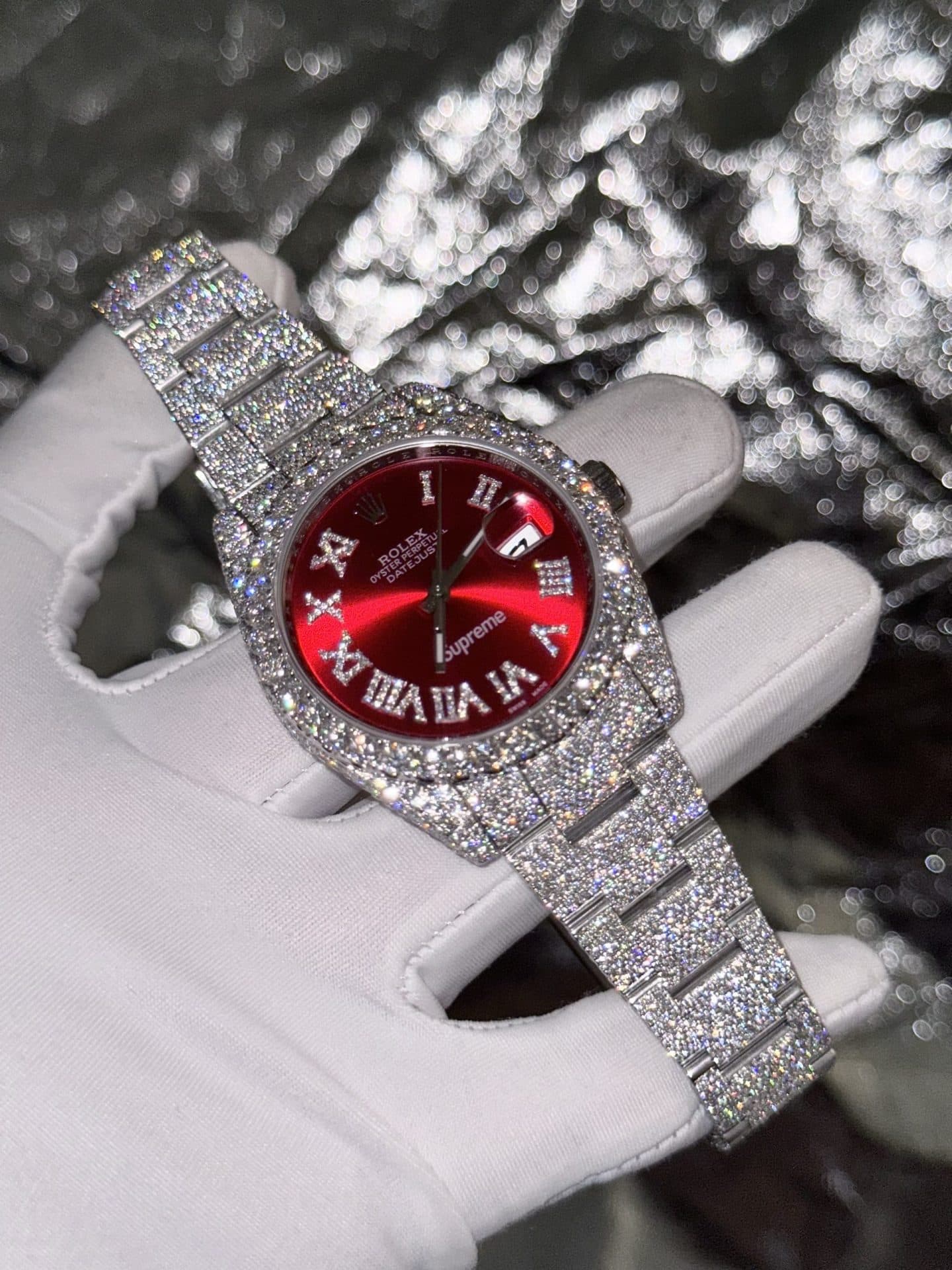 Dong-Ho-Rolex-DateJust-Supreme-Dinh-Full-Kim-Cuong-Moissanite-Mat-Do-41mm-3-1