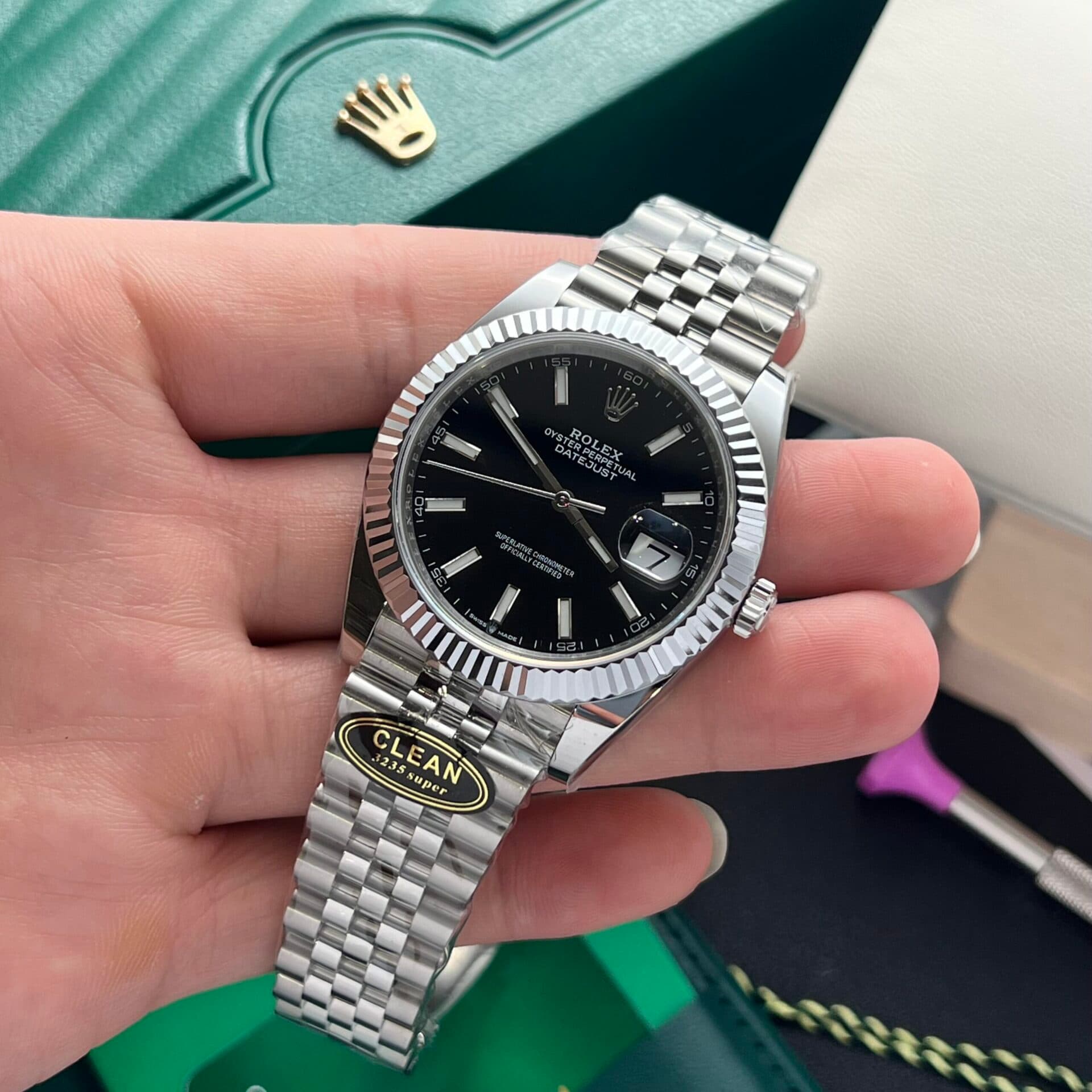 Dong-Ho-Rolex-Datejust-126334-Rep-11-Mat-Den-May-Clean-41mm-4-scaled-1