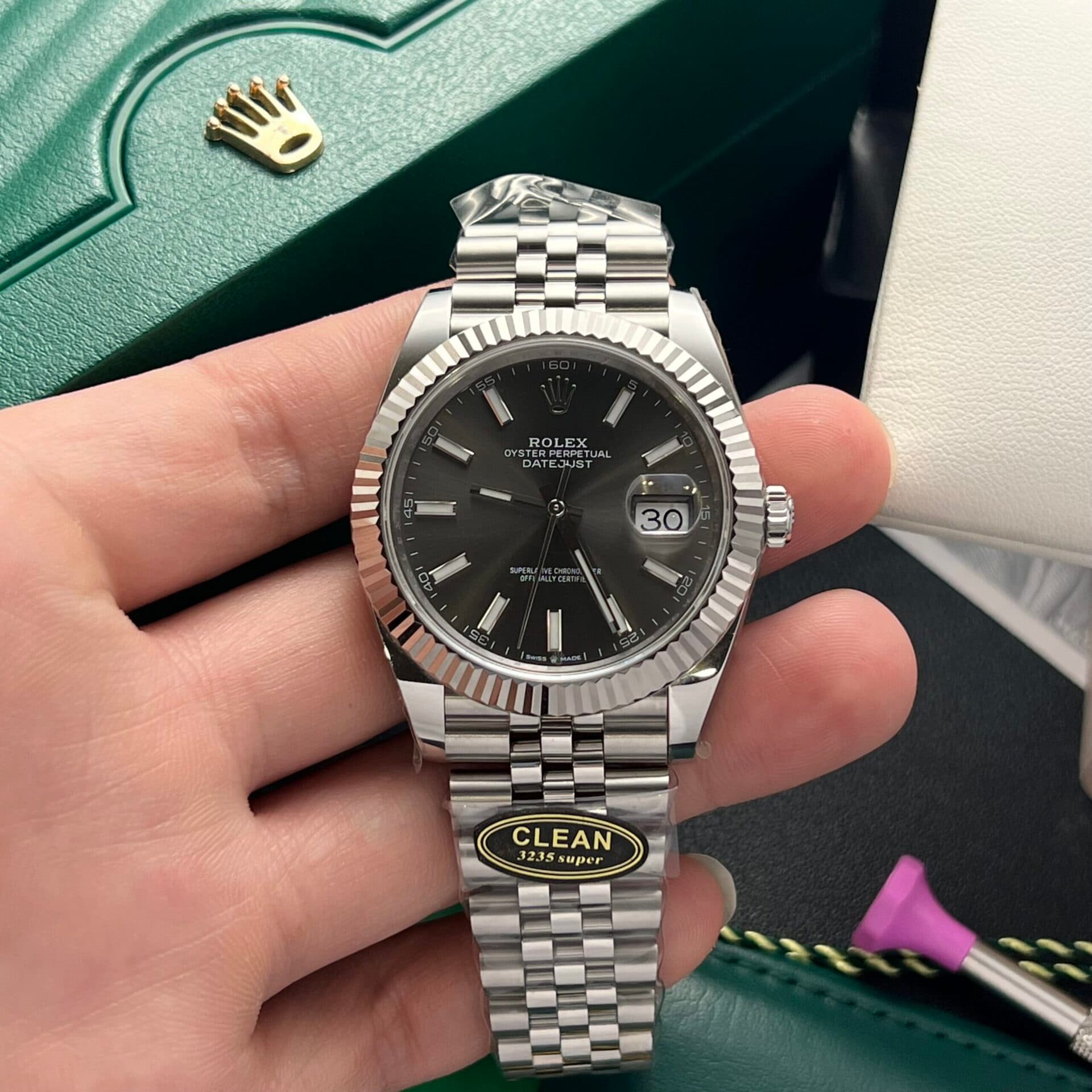 Dong-Ho-Rolex-Datejust-126334-Rep-11-Mat-Xam-Nha-May-Clean-41mm-4-scaled-1