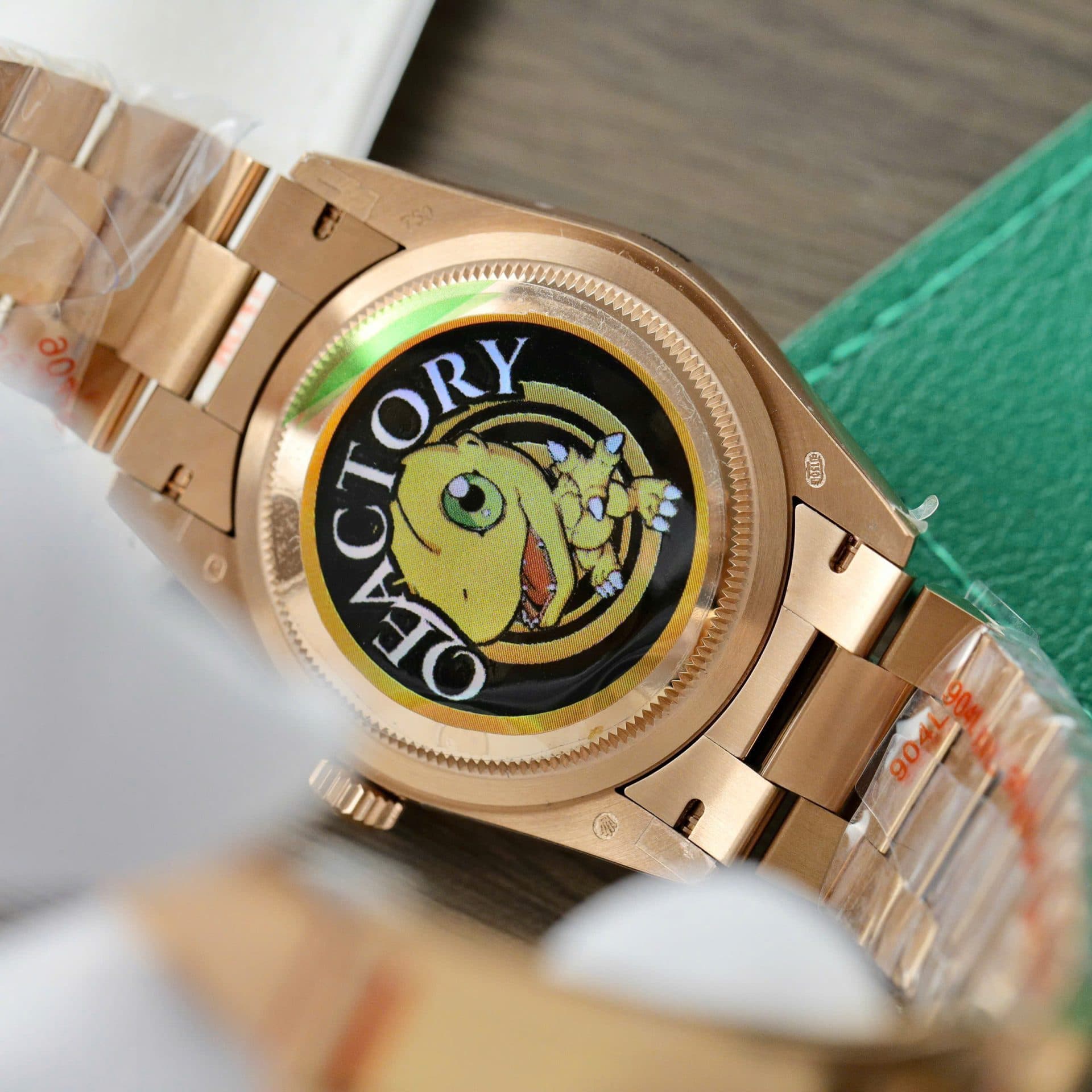 Dong-Ho-Rolex-Day-Date-128235-Replica-11-Mat-Chocolate-Trong-Luong-158gram-QF-Factory-36mm-11-1