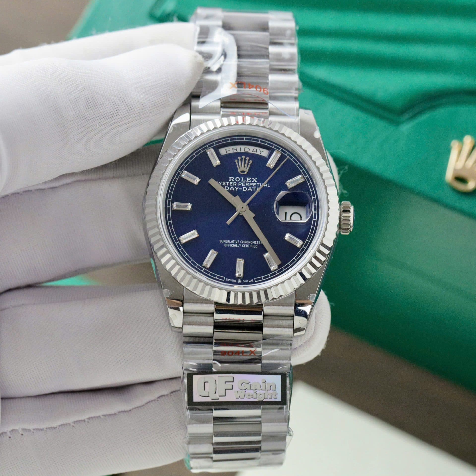 Dong-Ho-Rolex-Day-Date-128236-Replica-11-Mat-Xanh-Blue-Trong-Luong-158gram-Nha-May-QF-36mm-6-1
