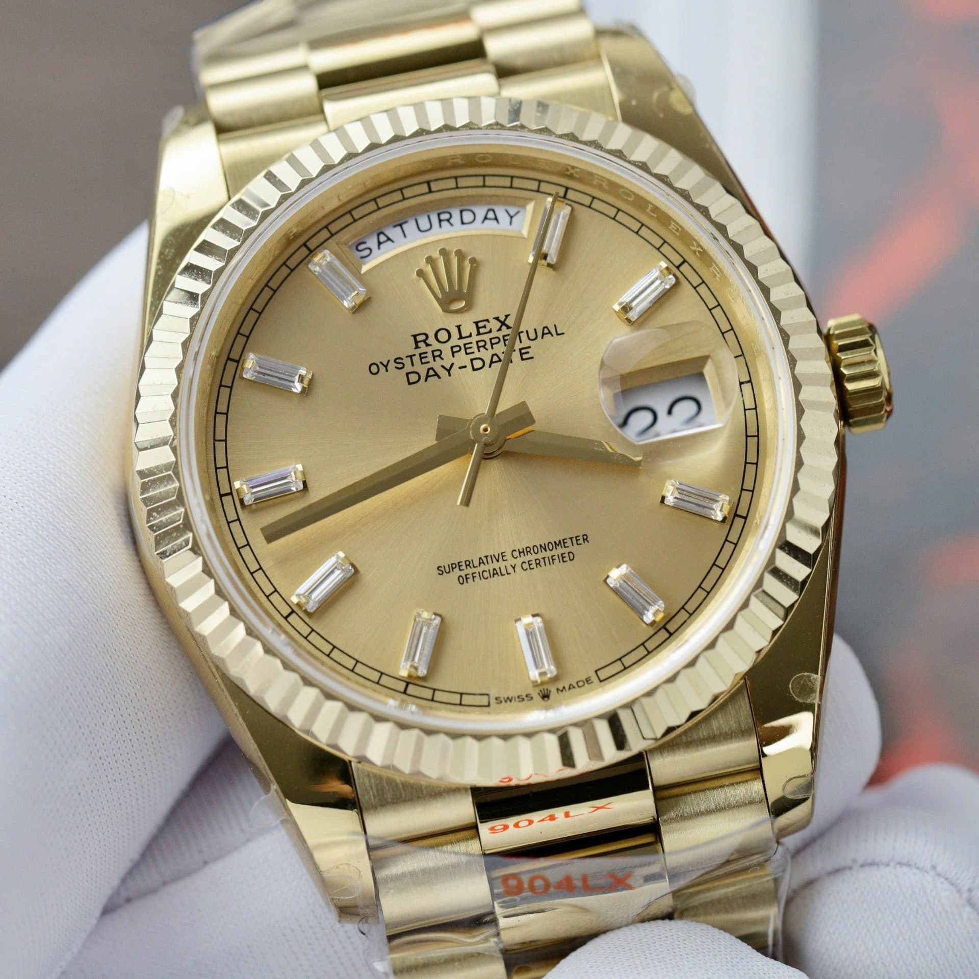 Dong-Ho-Rolex-Day-Date-128238-Che-Tac-Mat-Vang-Champagne-Trong-Luong-158gram-QF-Factory-36mm-4-1