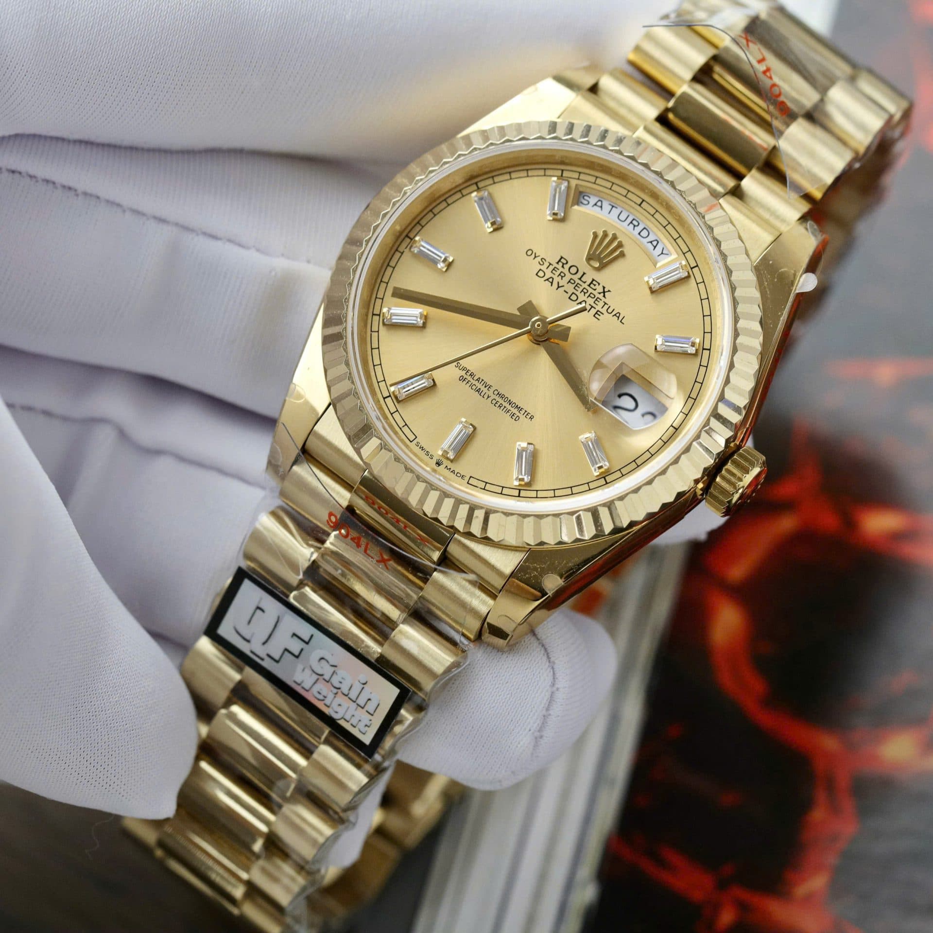 Dong-Ho-Rolex-Day-Date-128238-Che-Tac-Mat-Vang-Champagne-Trong-Luong-158gram-QF-Factory-36mm-5-1