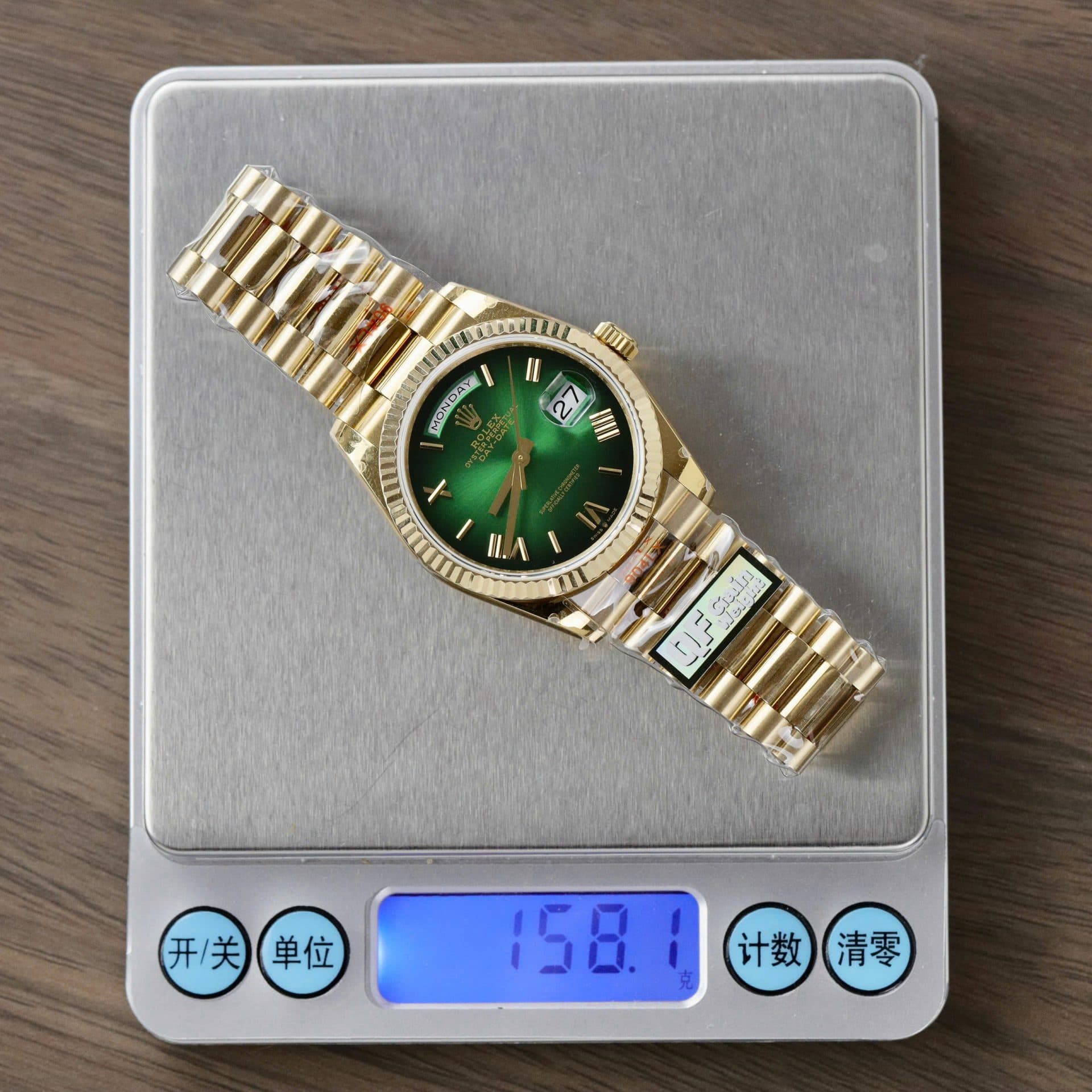 Dong-Ho-Rolex-Day-Date-128238-Rep-11-Mau-Xanh-La-Ombre-Trong-Luong-158gram-Nha-May-QF-36mm-1-1